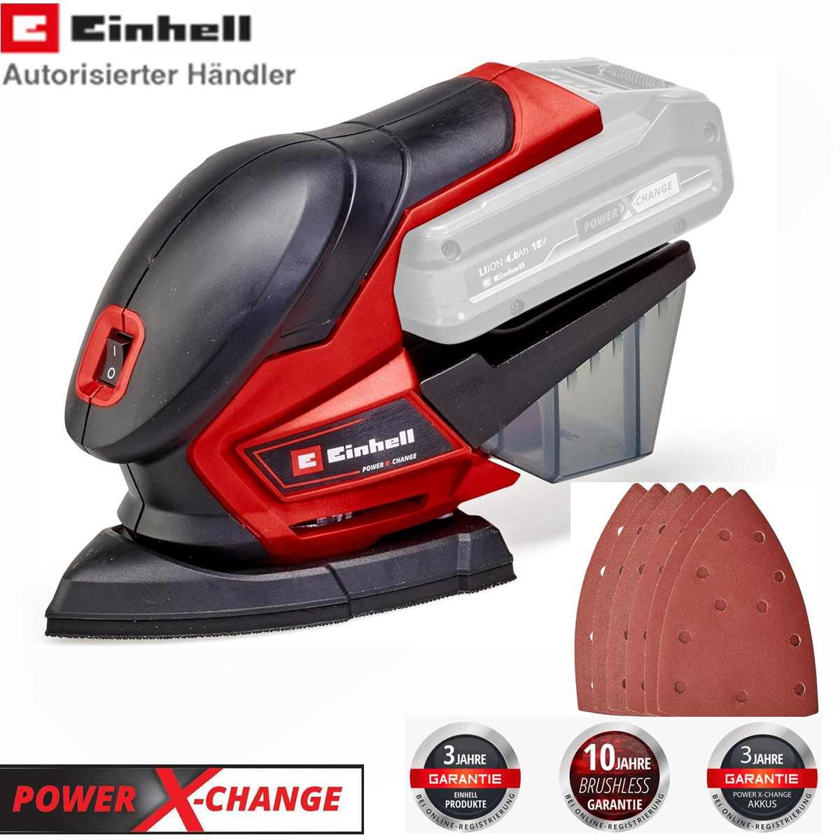Einhell Multischleifer Einhell Akku-Multischleifer TE-OS 18/150 Li-18V Solo günstig online kaufen