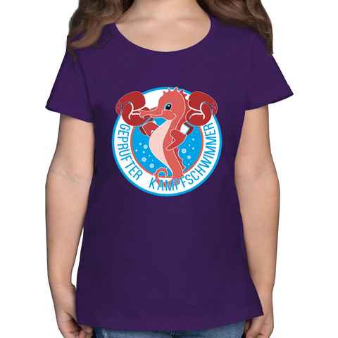 Shirtracer T-Shirt Seepferdchen Kinder Sport Kleidung