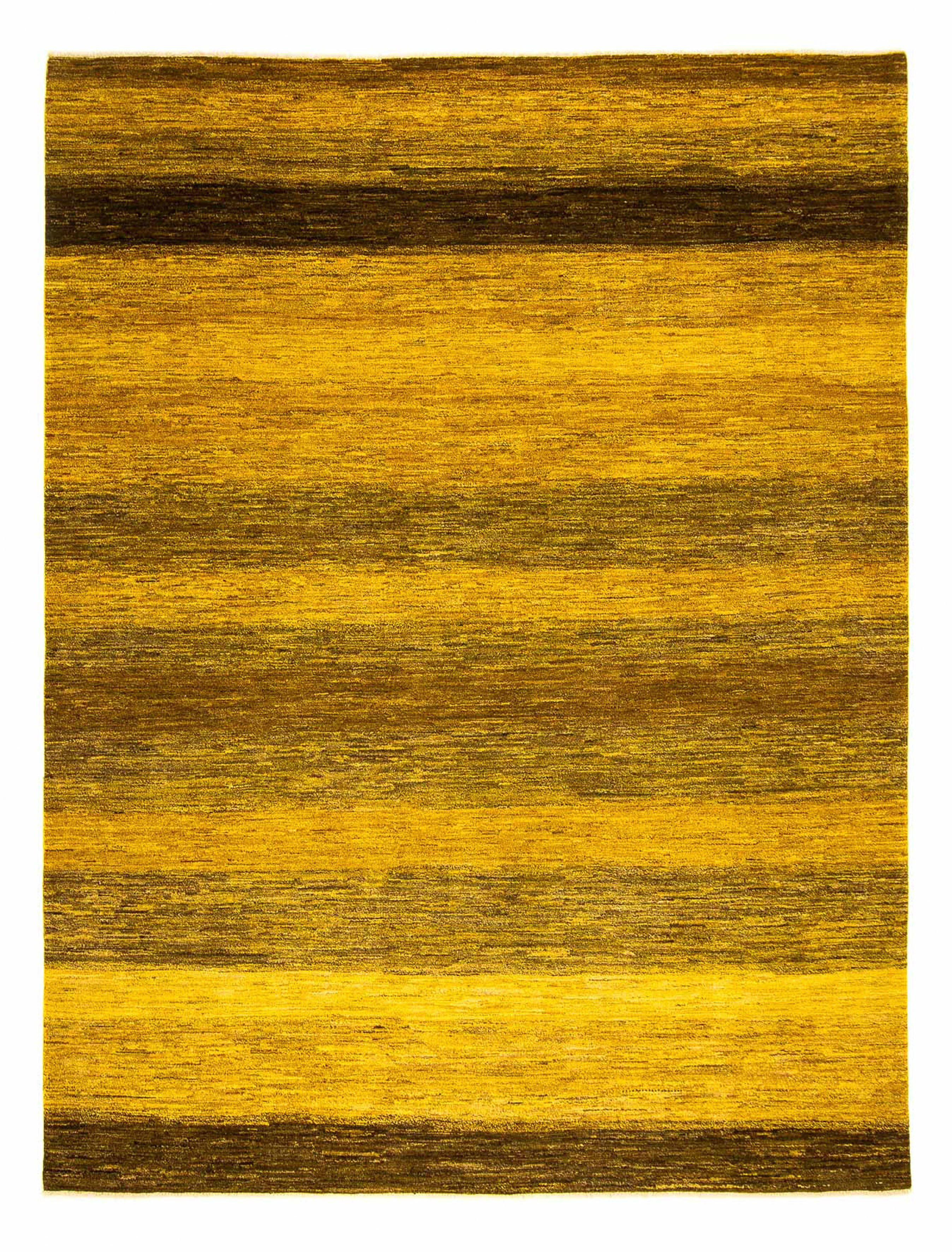 Wollteppich mm, - 18 mehrfarbig, Gabbeh rechteckig, 318 241 Handgeknüpft, x - Wohnzimmer, Höhe: Einzelstück cm Indus - Zertifikat mit morgenland,