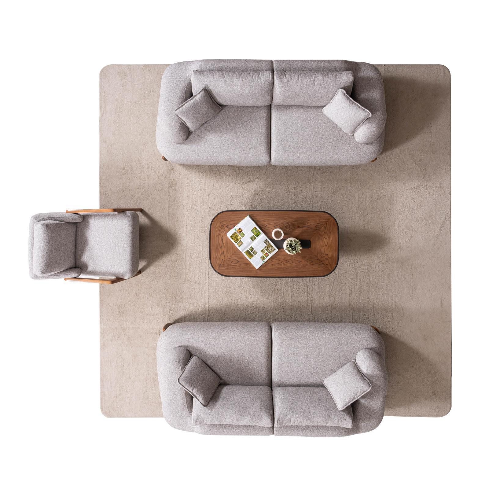 Nobelaa Sofa Sitzgruppe/Sofa Set - Wohnzimmergarnitur "Salix" 3+3+1