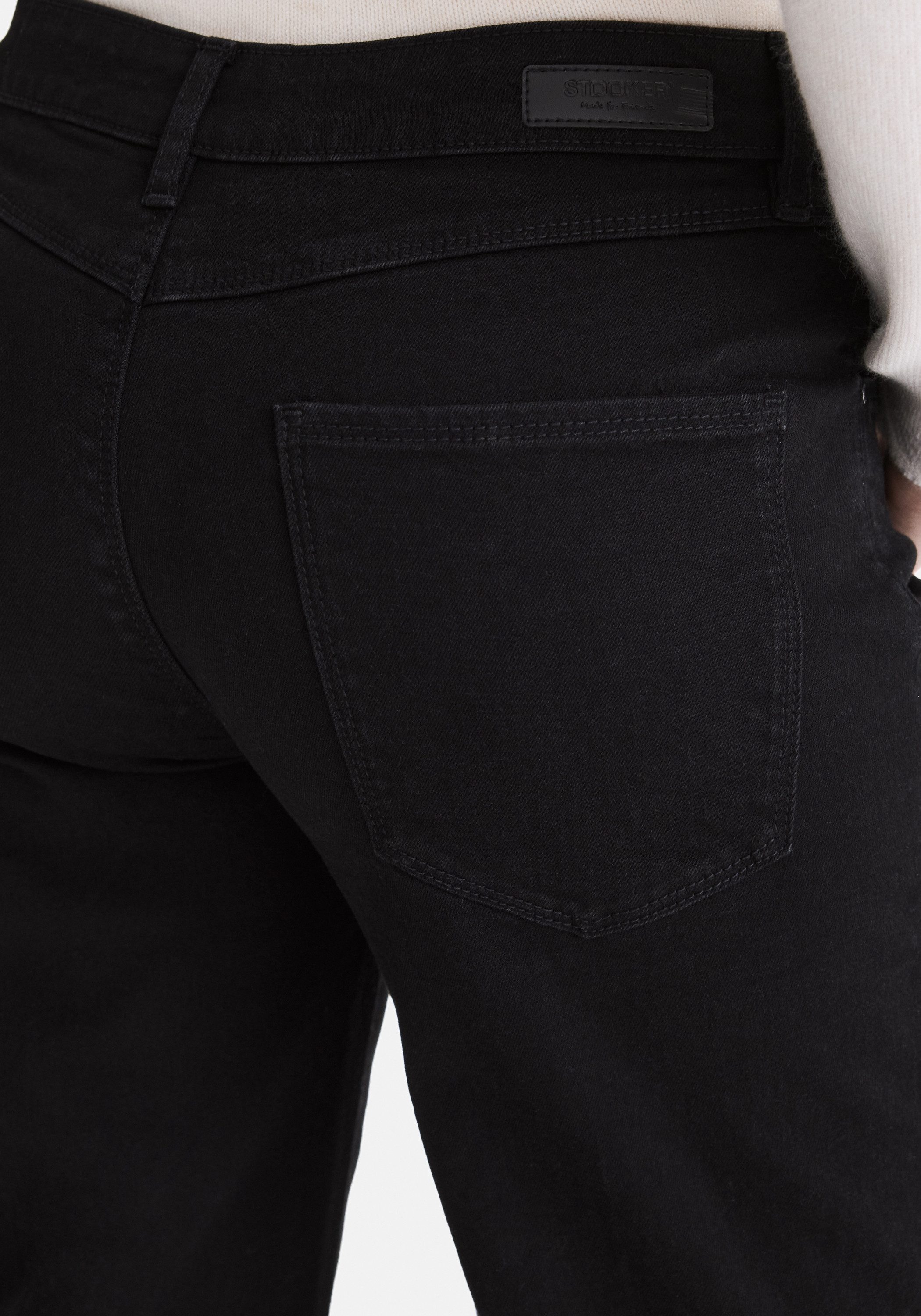 STOOKER WOMEN Weite Jeans Mary Stretch Wide leg fit Wide Leg Fit Casual Clean Wash Jersey für Damen