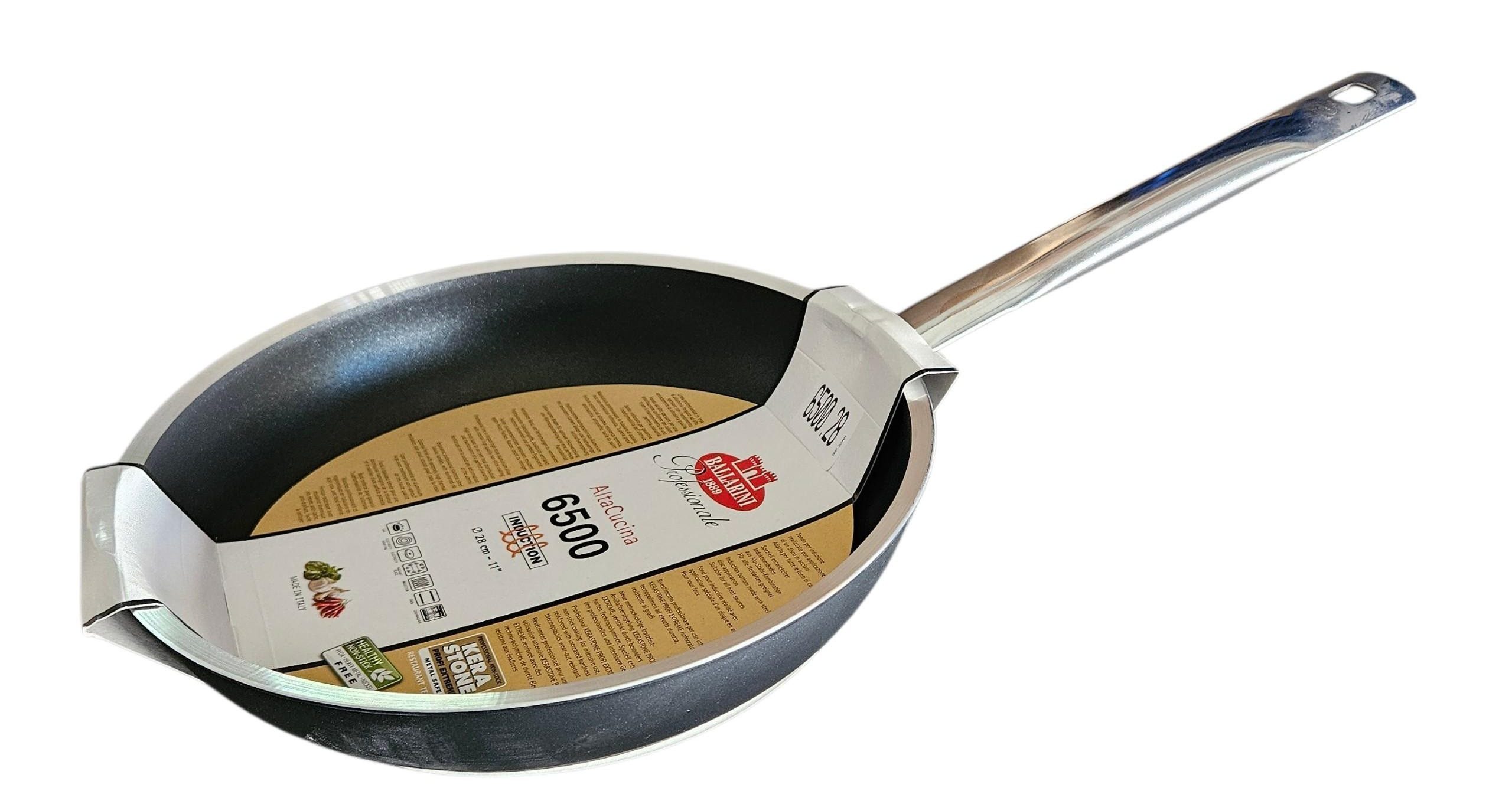 BALLARINI Bratpfanne Pfanne Aluminium-Stahl Antihaftversiegelt BALLARINI Alta Cucina 6500