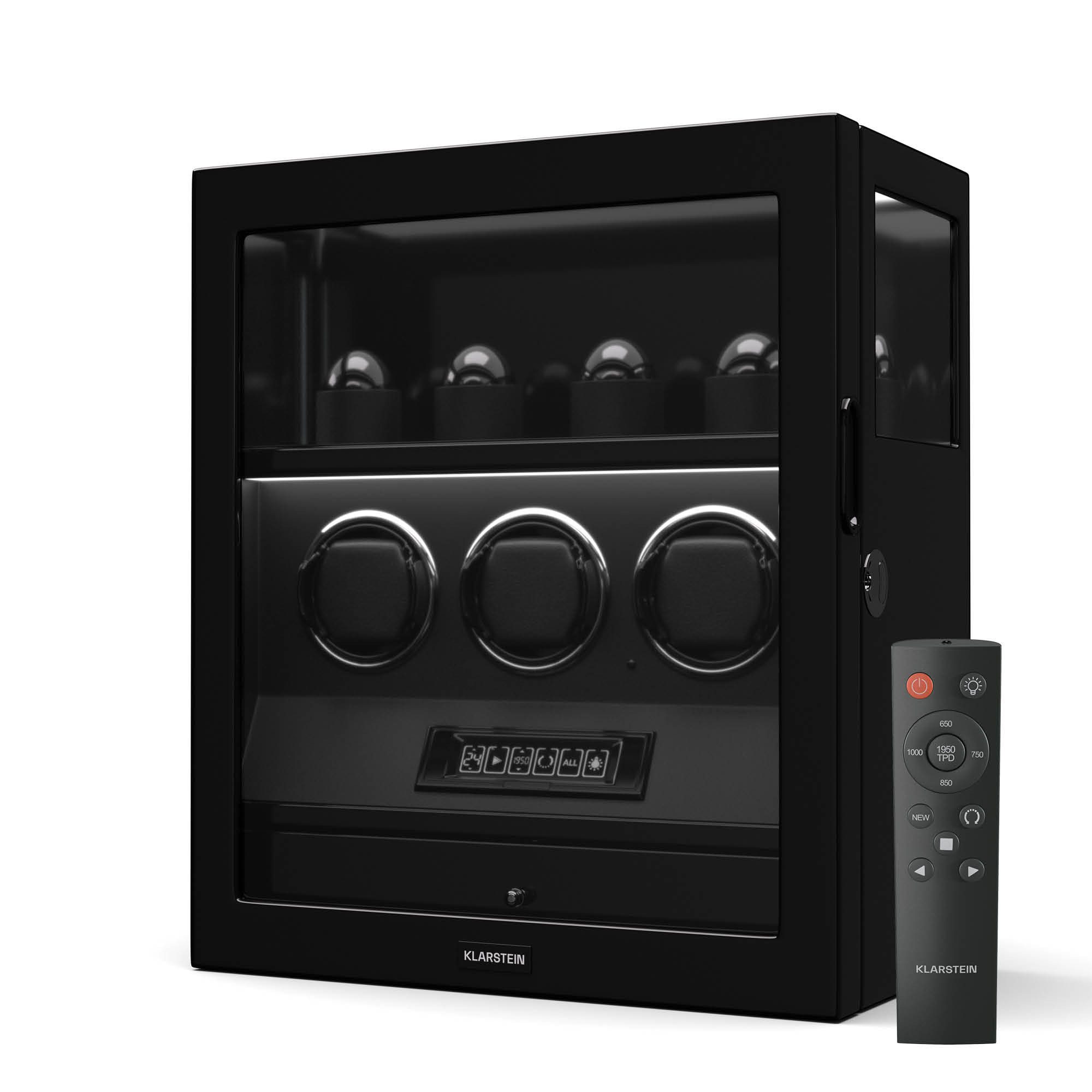 Klarstein Uhrenbeweger SecureTouch 3+4, Uhrenboxen Uhrenkasten Uhrenbeweger 7 Uhren