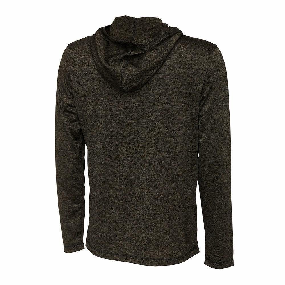 Savage Gear Kapuzenpullover Fighter Stretch Hoodie Gr. S-XXL Burnt Olive Melange Pullover