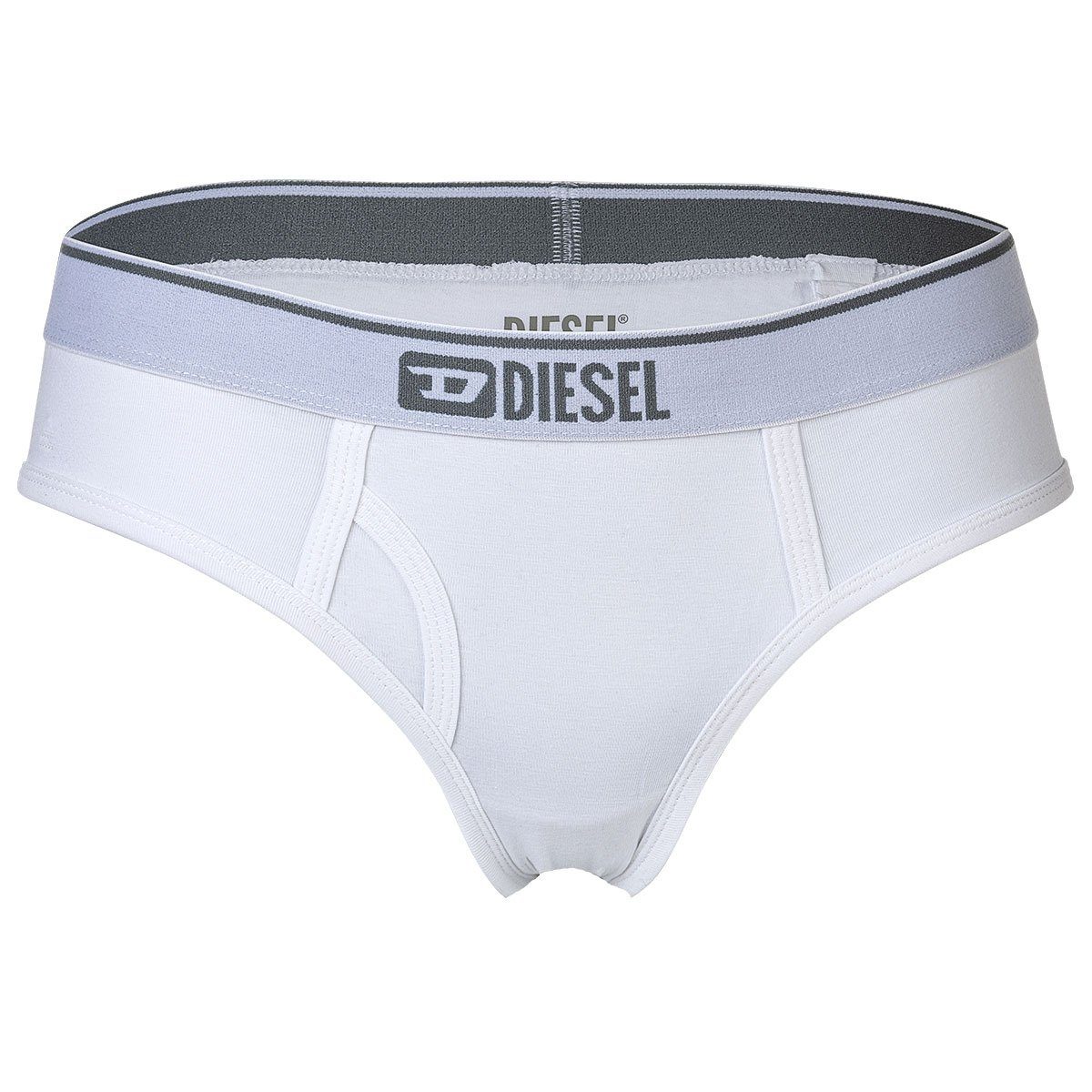 Diesel Slip Damen Slips, 3er OXYS-Threepack Pack Schwarz/Grau/Weiß UFPN 