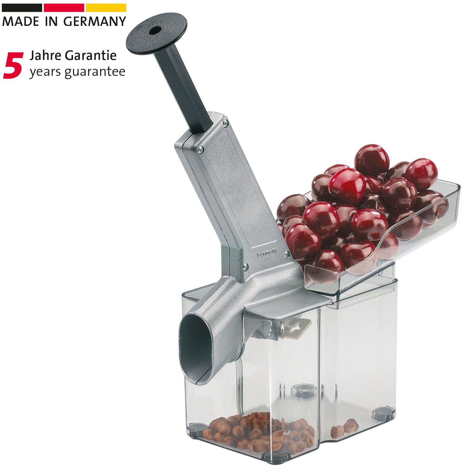 WESTMARK Entsteiner Kirschomat, Aluminium, Edelstahl, hohe Entkernleistung (bis zu 15 kg/h)