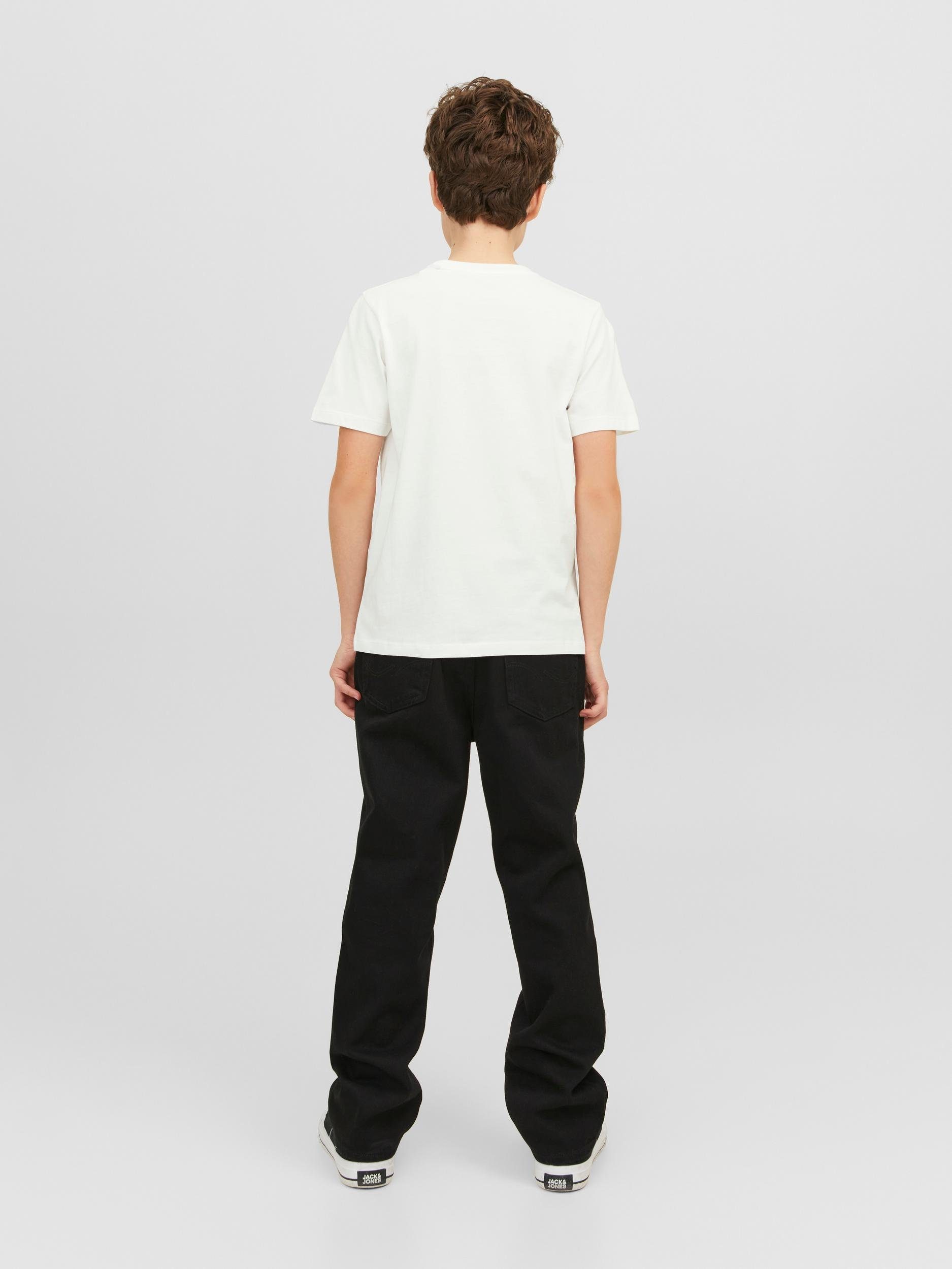 Rundhalsshirt NECK JNR Dancer JJELOGO Jones TEE Junior Jack AW23 Cloud SS & COL 2 NOOS