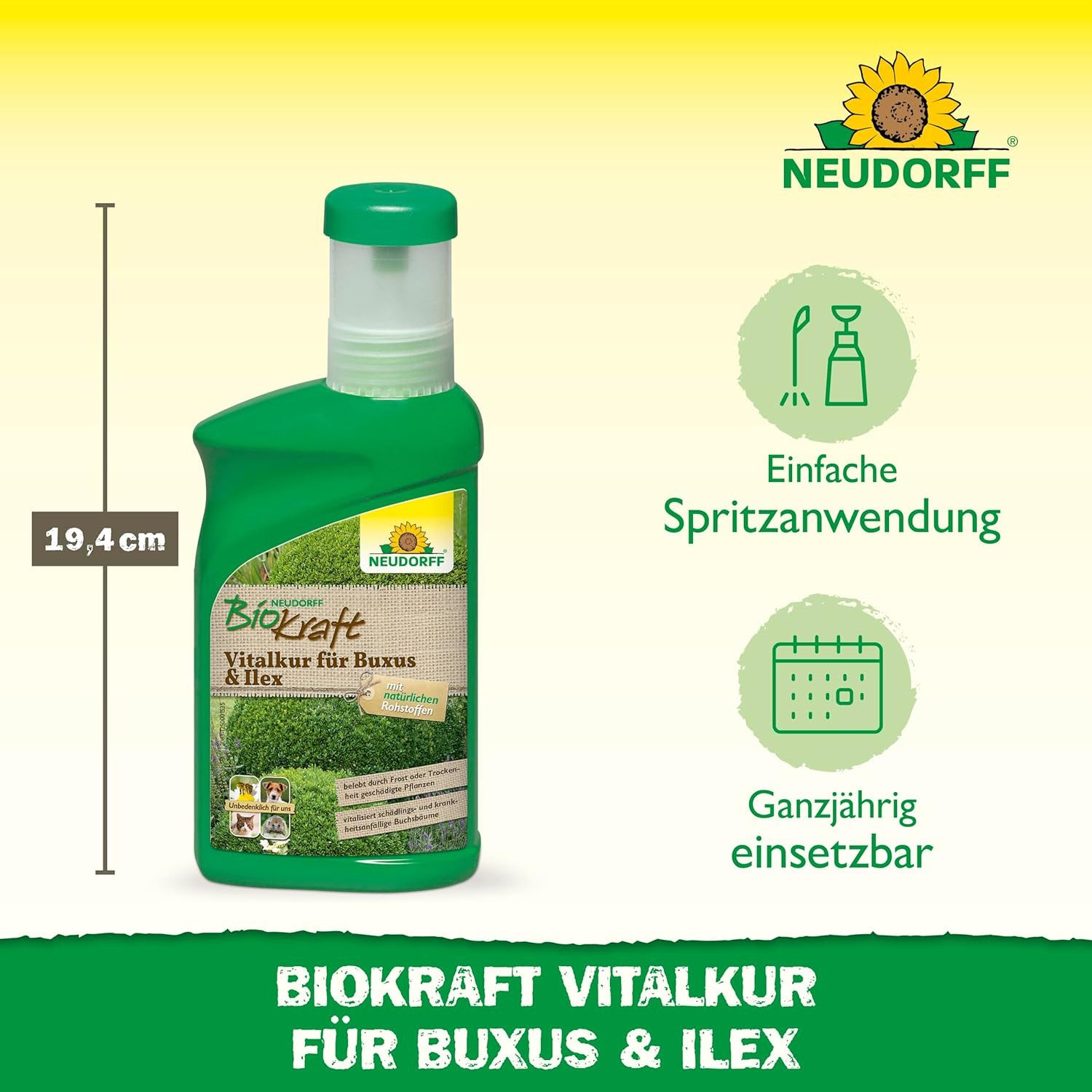 Neudorff Pflanzenstärkungsmittel BioKraft Vitalkur für Buxus günstig online kaufen