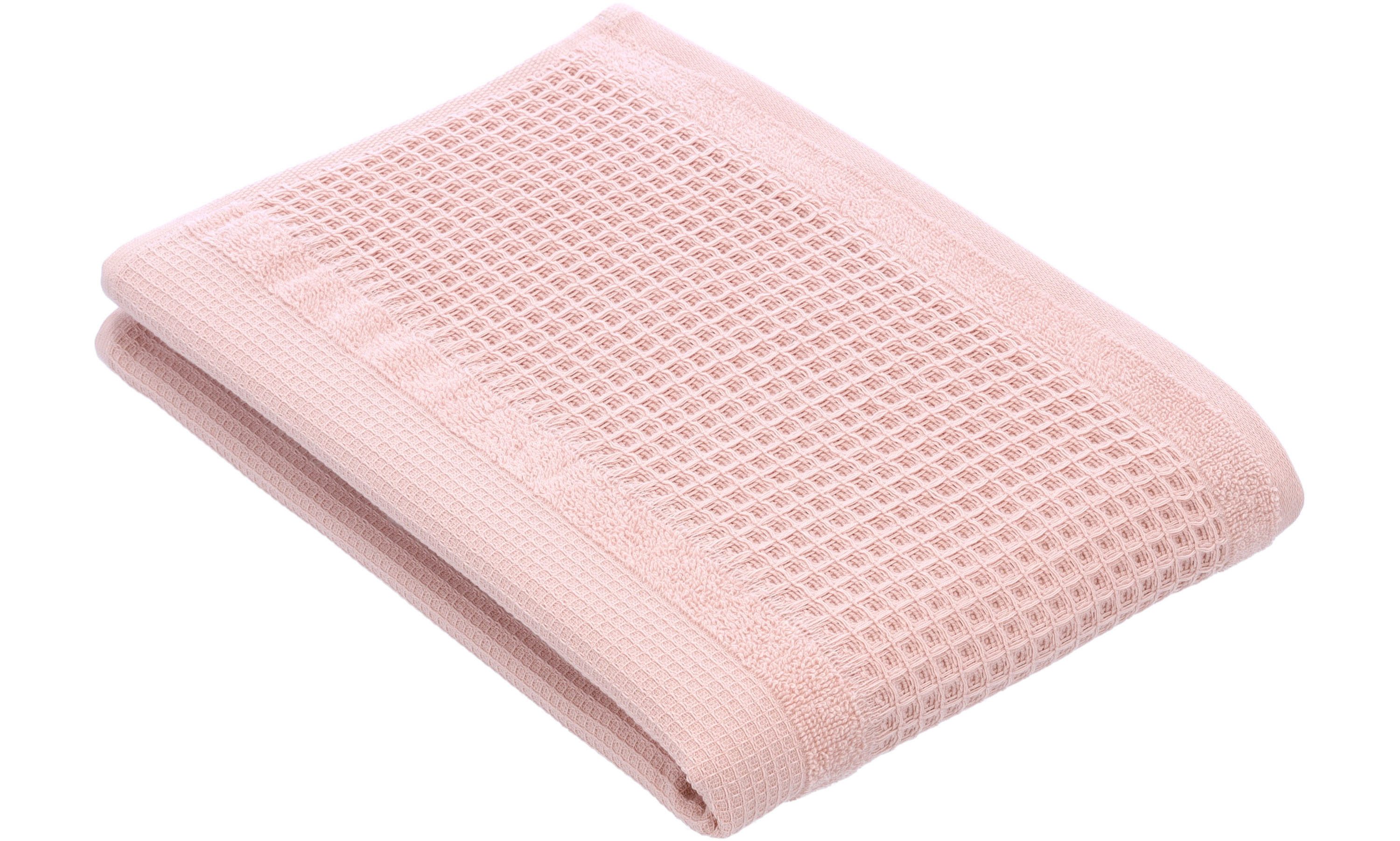 Vossen Badetuch Senses, Waffelpiqué (1-St), leichte Waffelstruktur
