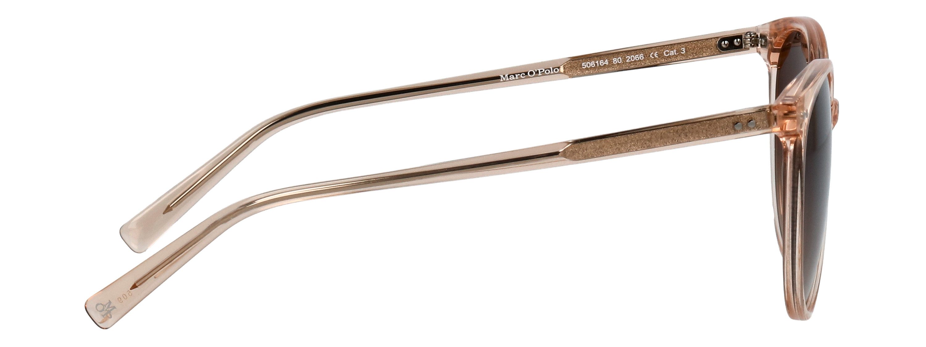 Marc O'Polo Sonnenbrille Modell 506164 Form Panto, Logoschriftzug auf Bügel, Kunststofffassung