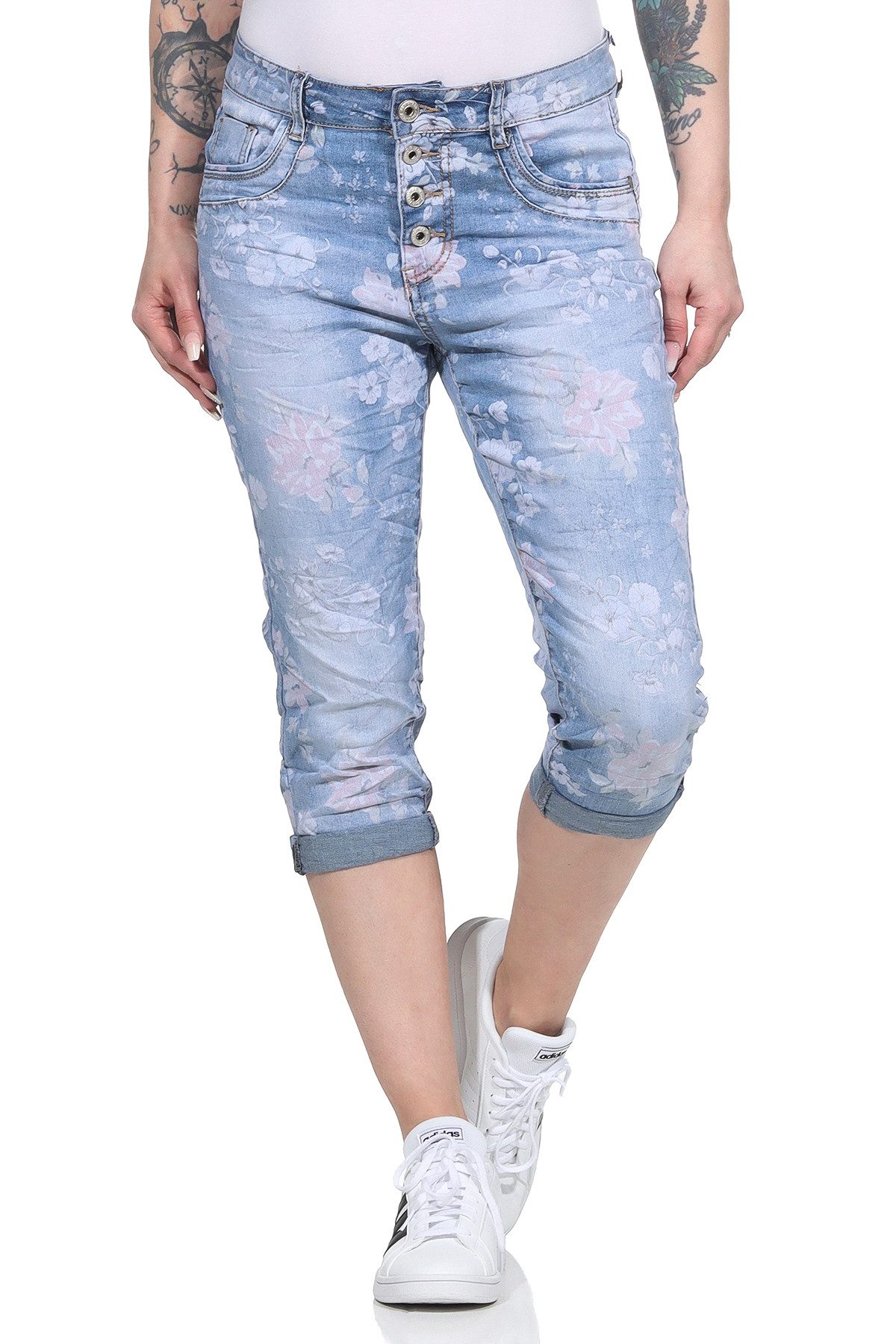 Jewelly 3/4-Jeans 80 Capri Jeans Streetwear günstig online kaufen
