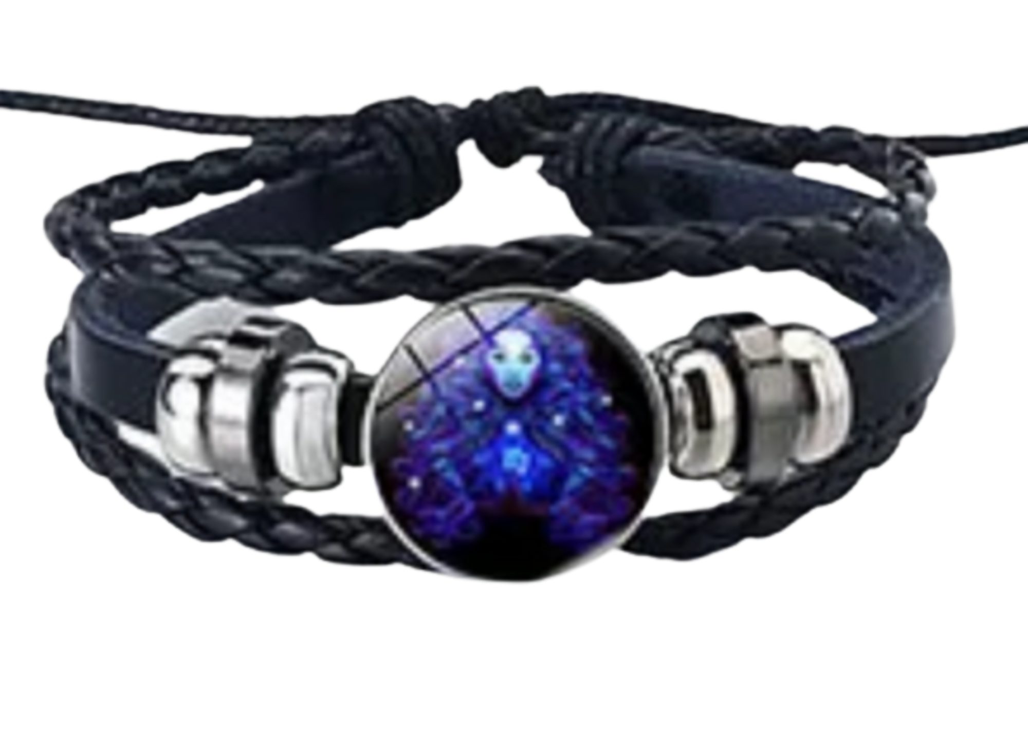 Stelby Armband mit Gravur Armband Sternzeichen Jungfrau mit 3D Gravur im Glas | Armbänder mit Gravur