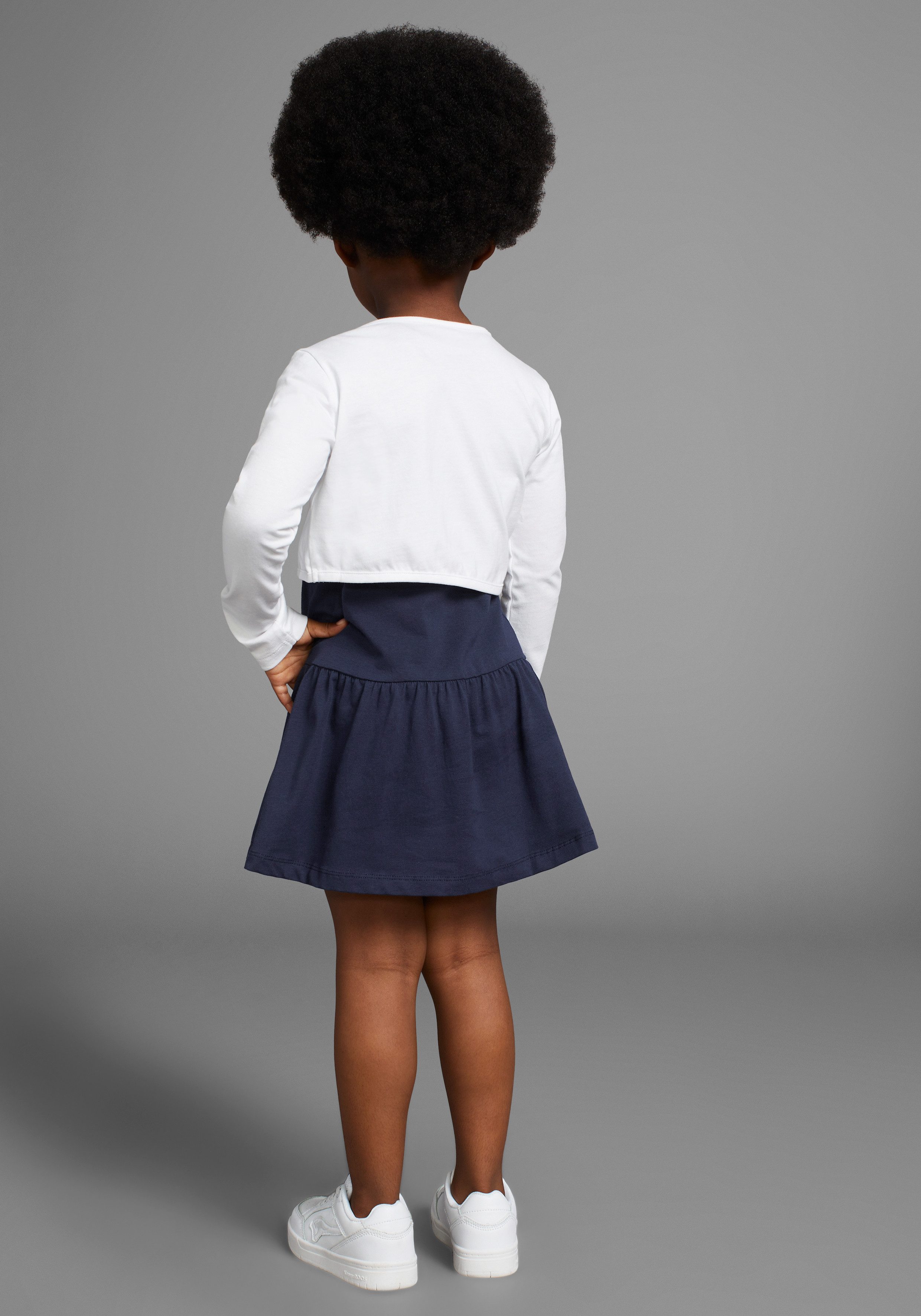 KIDSWORLD Bolero, Kleid & Leggings 2tlg. Set : Kleid mit Bolero-Jacke (Set, 2-tlg., 2) Outfit für kleine Mädchen