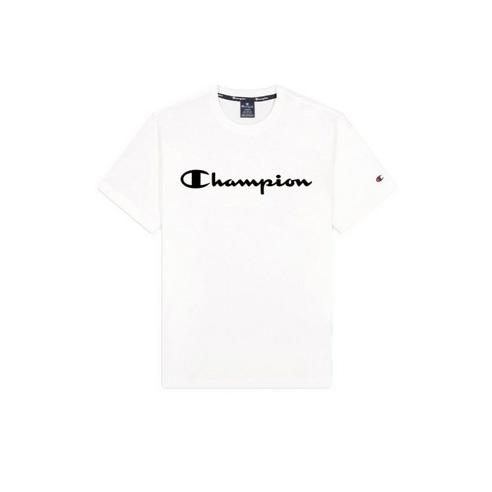 Champion T-Shirt Champion Herren T-Shirt 217146 WW001 WHT Weiß