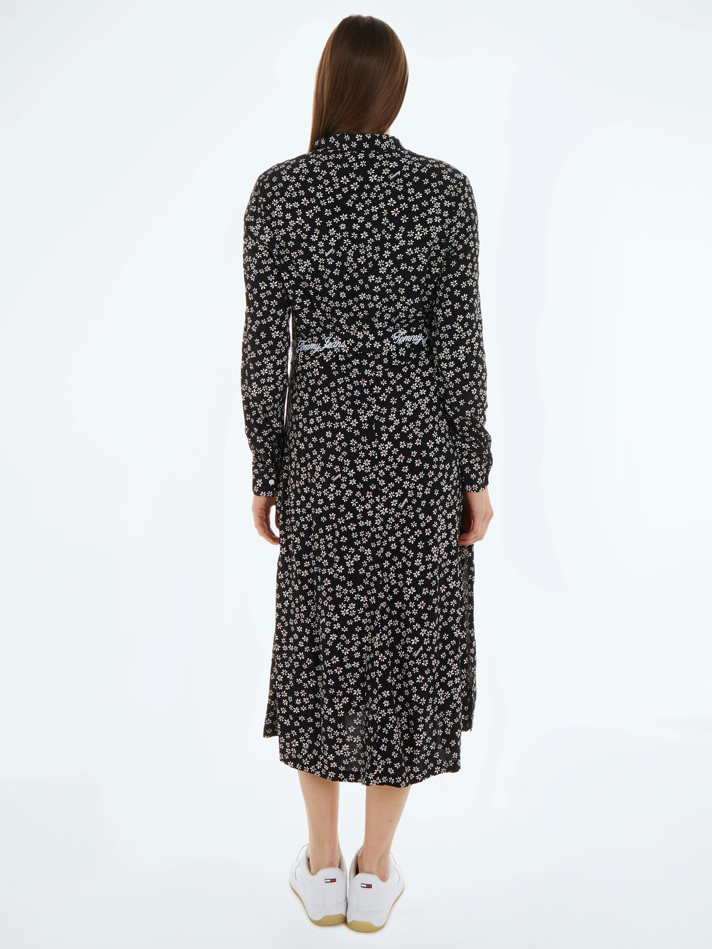 Tommy Jeans Blusenkleid TJW DITSY BELTED günstig online kaufen