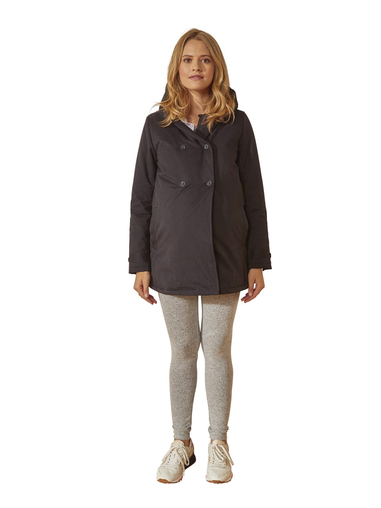 vertbaudet Umstandsjacke Jacke für Schwangerschaft & Stillzeit, Tragejacke Recycling-Polyester, wasserabweisend