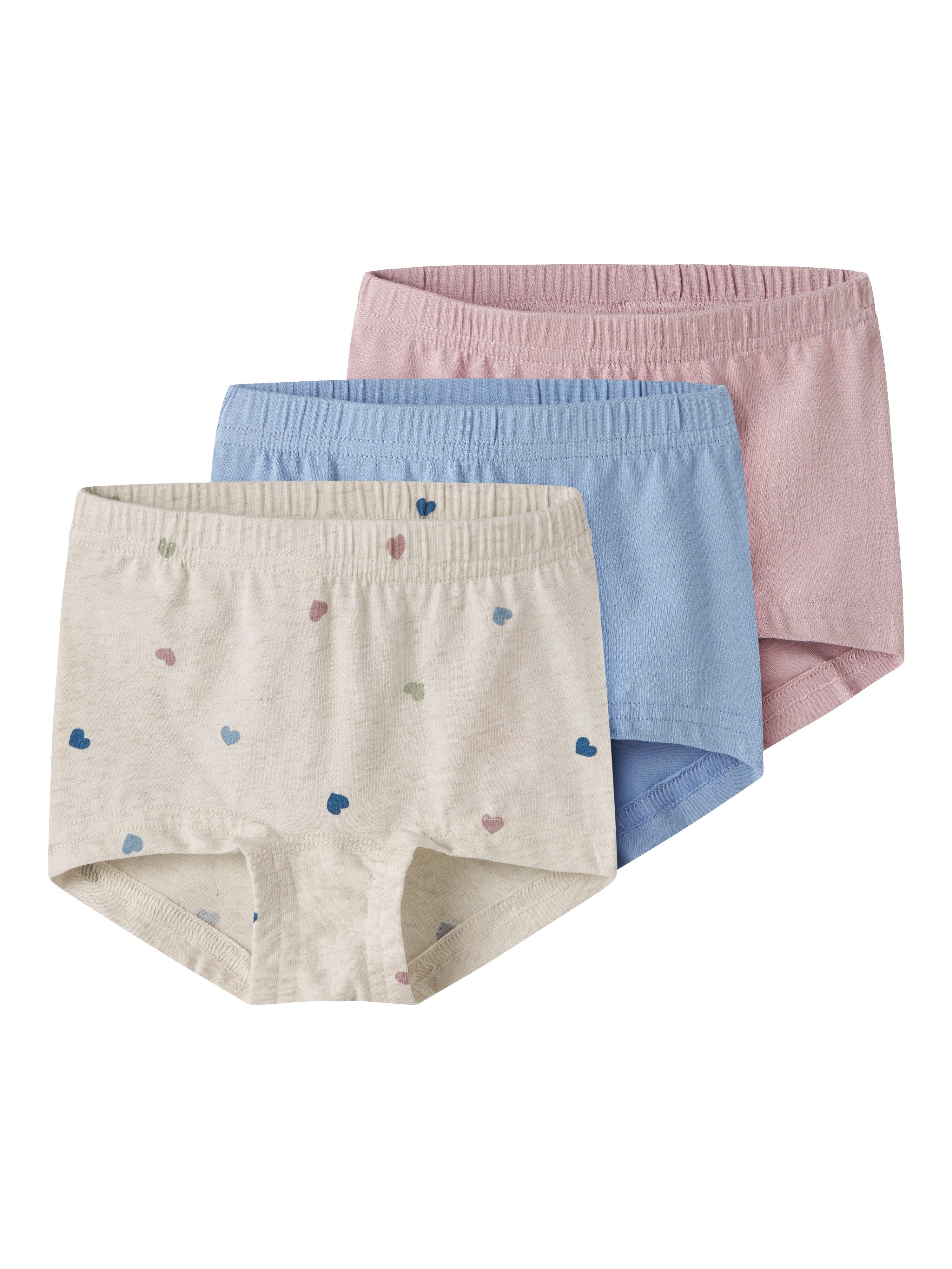 Name It Hipster NMFTIGHTS 3P PEYOTE HEARTS NOOS (Packung, 3-St)