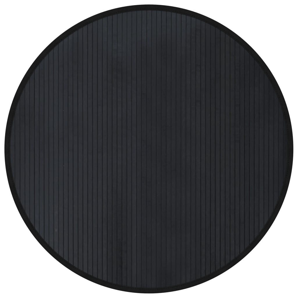 vidaXL Teppich Teppich Rund Schwarz 100 günstig online kaufen