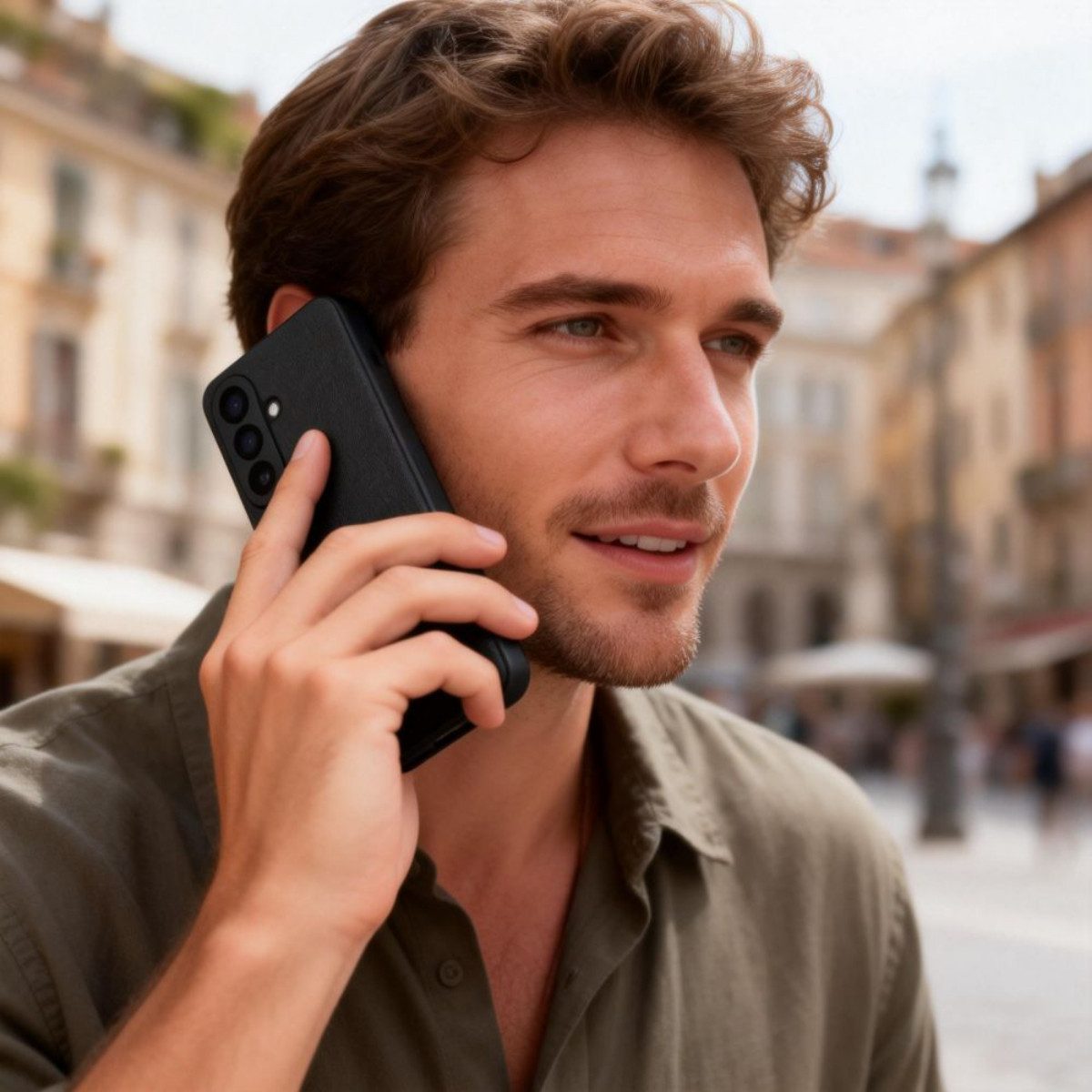 TECH PROTECT Handyhülle Brieftaschenhülle - Wallet für Samsung Galaxy S26 Schwarz Case 6,2 Zoll, Sichtfenster zeigt wichtige Infos ohne Öffnen der Hülle – Bild 4 von 5