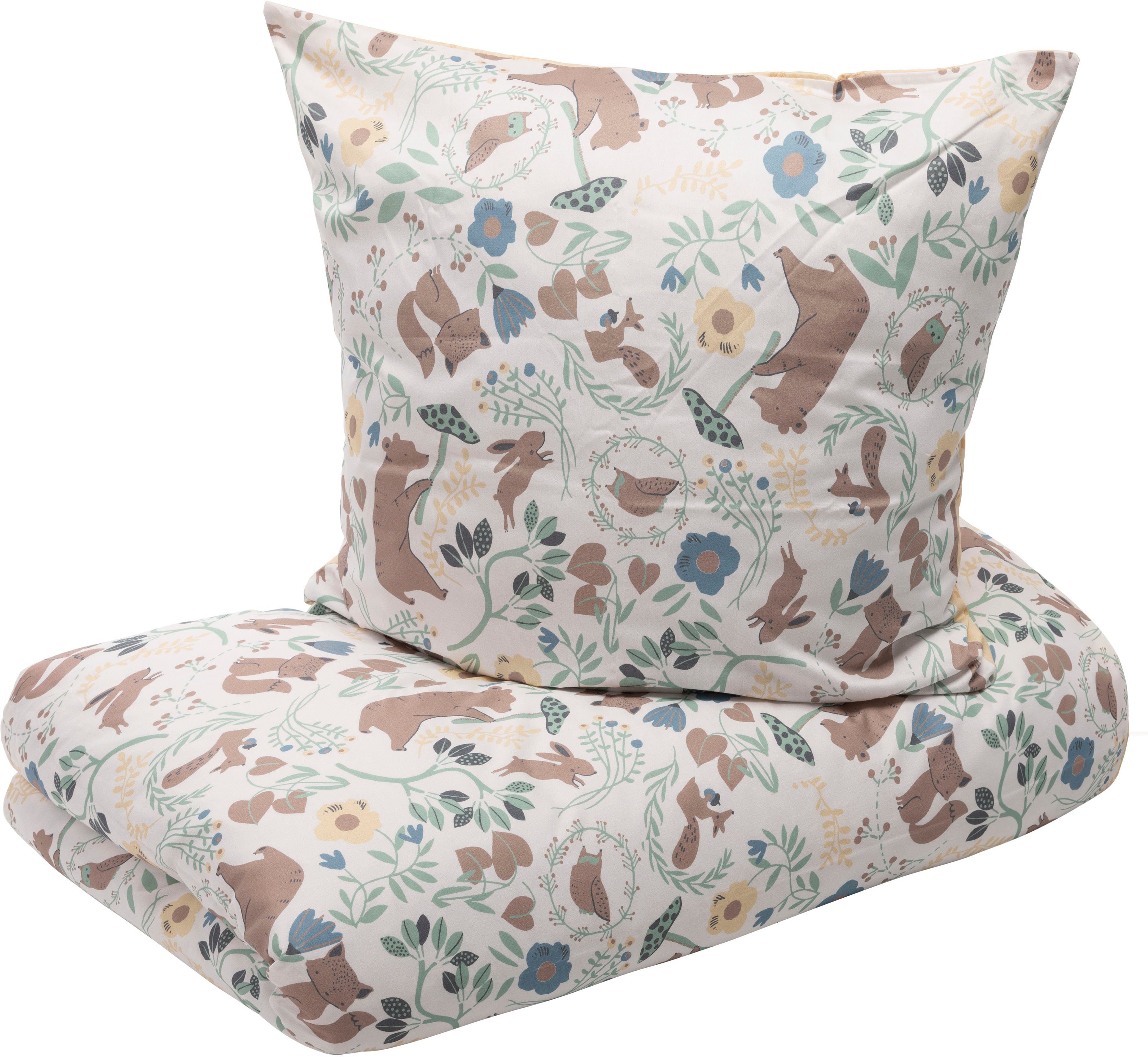 s.Oliver Junior Wendebettwäsche Satinbettwäsche s.Oliver Junior Waldtiere, günstig online kaufen