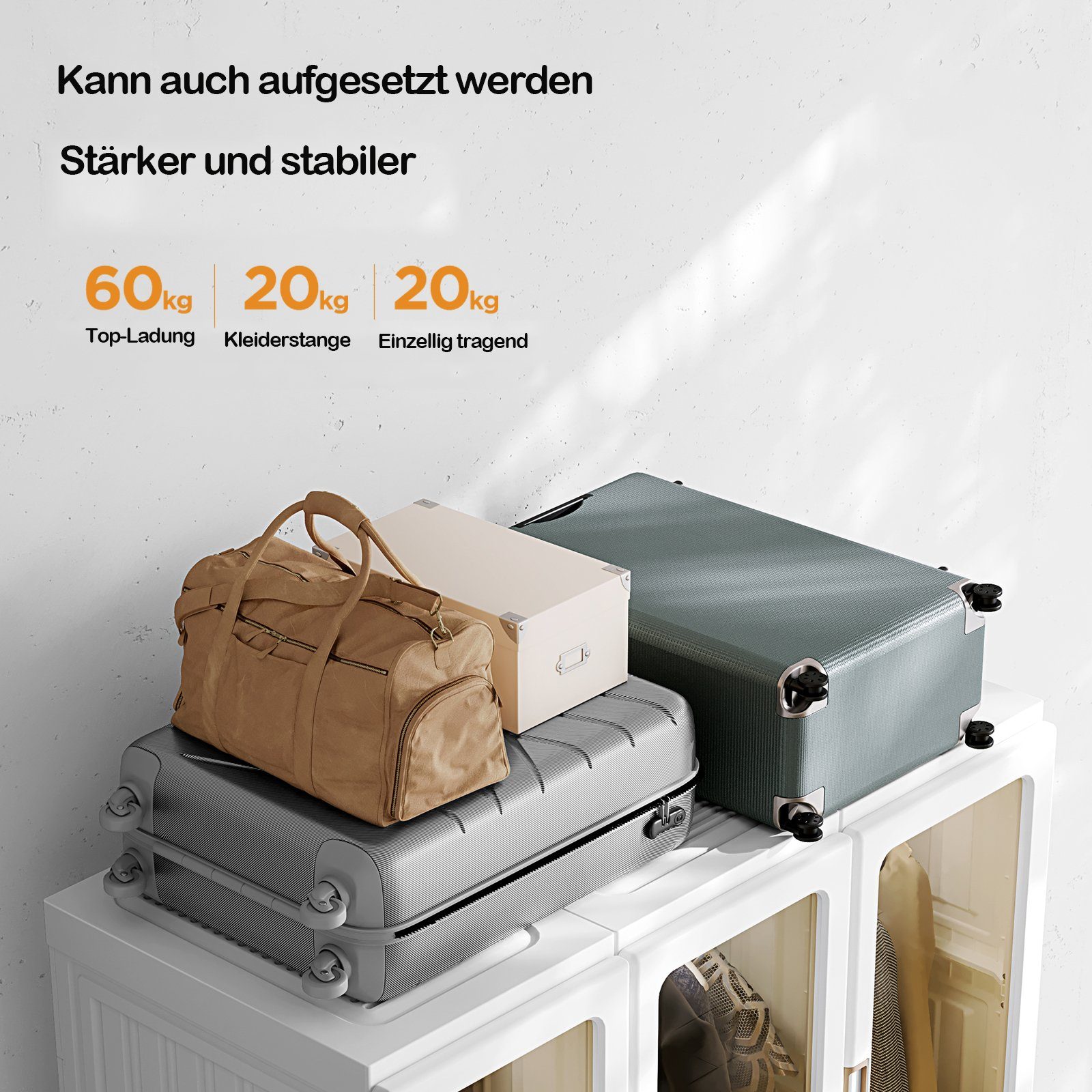 SEEZSSA Dreh-/Schwebetürenschrank Kleiderschrank mit Transparenten Türen günstig online kaufen