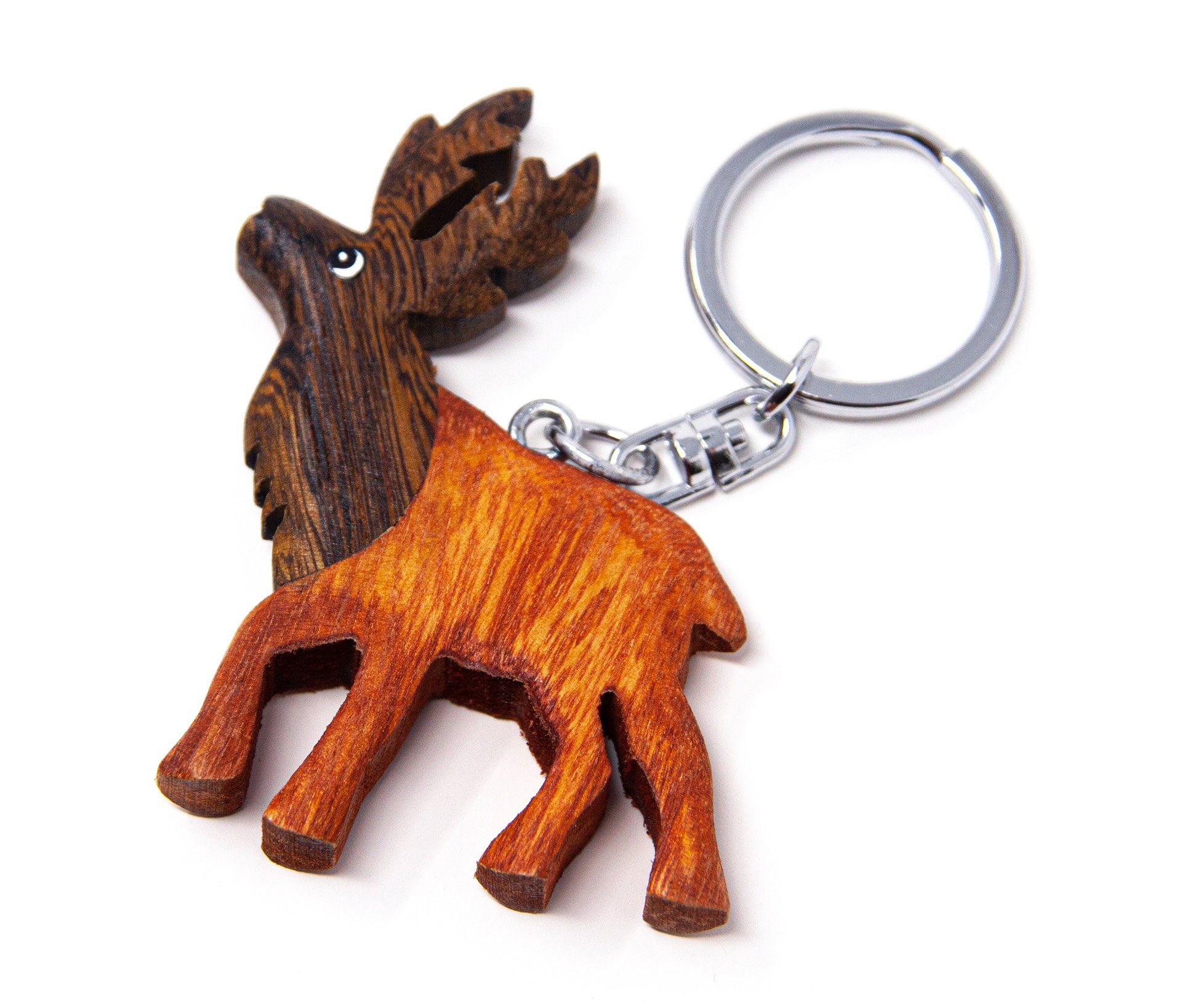 - Schlüsselanhänger aus Rothirsch Cornelißen Holz Schlüsselanhänger
