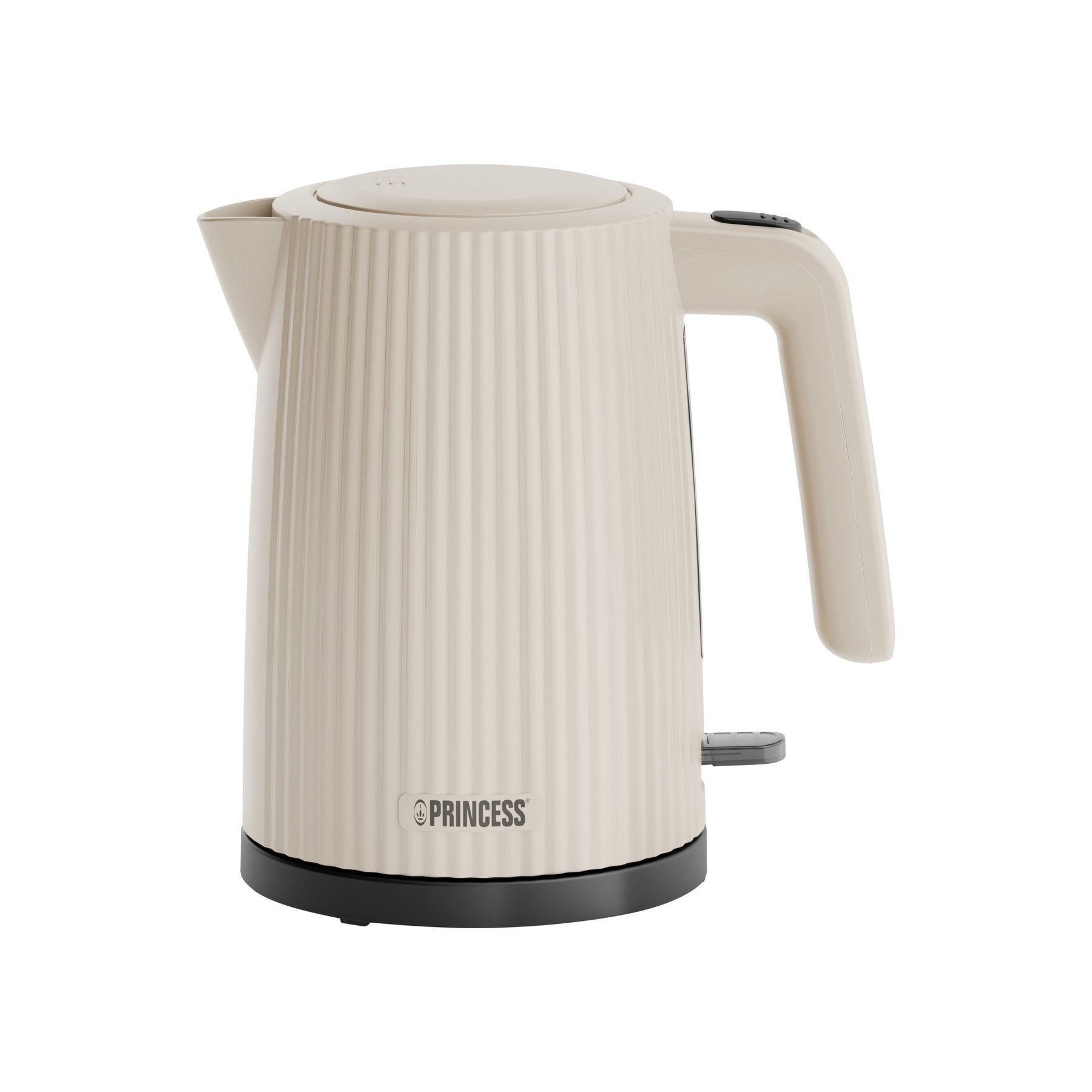 PRINCESS Wasserkocher 01.236048.01.001, 1,7 l, 2200 W, Wave, 360° kabellos, BPA-frei, Trockenkoch- & Überhitzungsschutz