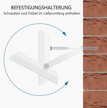 Elro LED Wandstrahler LF60, LED fest integriert, Neutralweiß, LED-Strahler, Frostbeständig, Sicherheitsglas der Klasse I, 90 cm langes Stromkabel, Wasserdicht