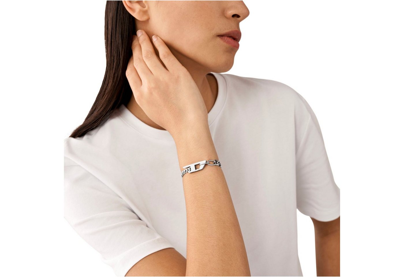 Diesel Armband STEEL, DX1496040 silberfa... Diesel Armband STEEL, DX1496040 silberfa...