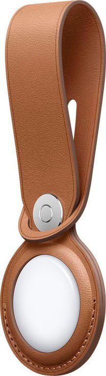 Apple Schlüsselanhänger AirTag Leather AirTag Schlüsselanhänger, braun Loop ohne
