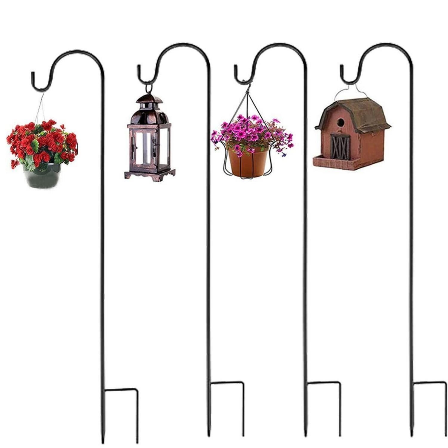 LuxusKollektion Doppelhaken Hirtenhaken 120cm, 4er-Set, (4-St)