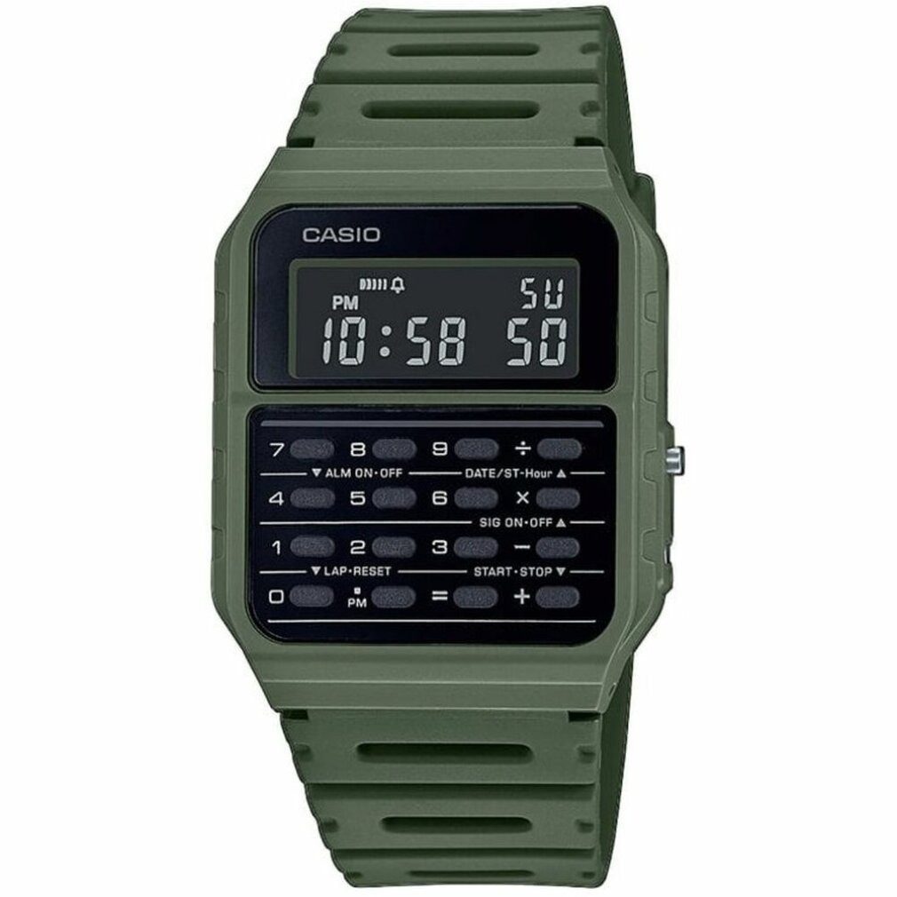 CASIO Luxusuhr CA-53WF-3B Calculator Green Digital Herren-Armbanduhr Original – Bild 2 von 3