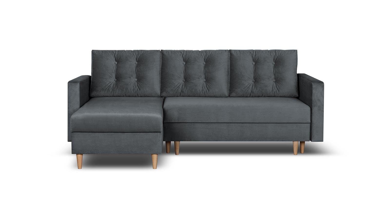 Beautysofa Ecksofa mit Schlaffunktion Sigurd L, günstig online kaufen