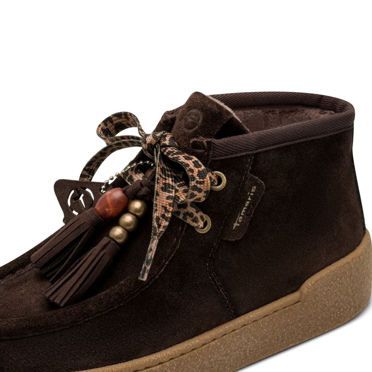 Tamaris 1-25406-47/304 Schnürschuh Modischer Schnür-Boot im Mokassin-Design