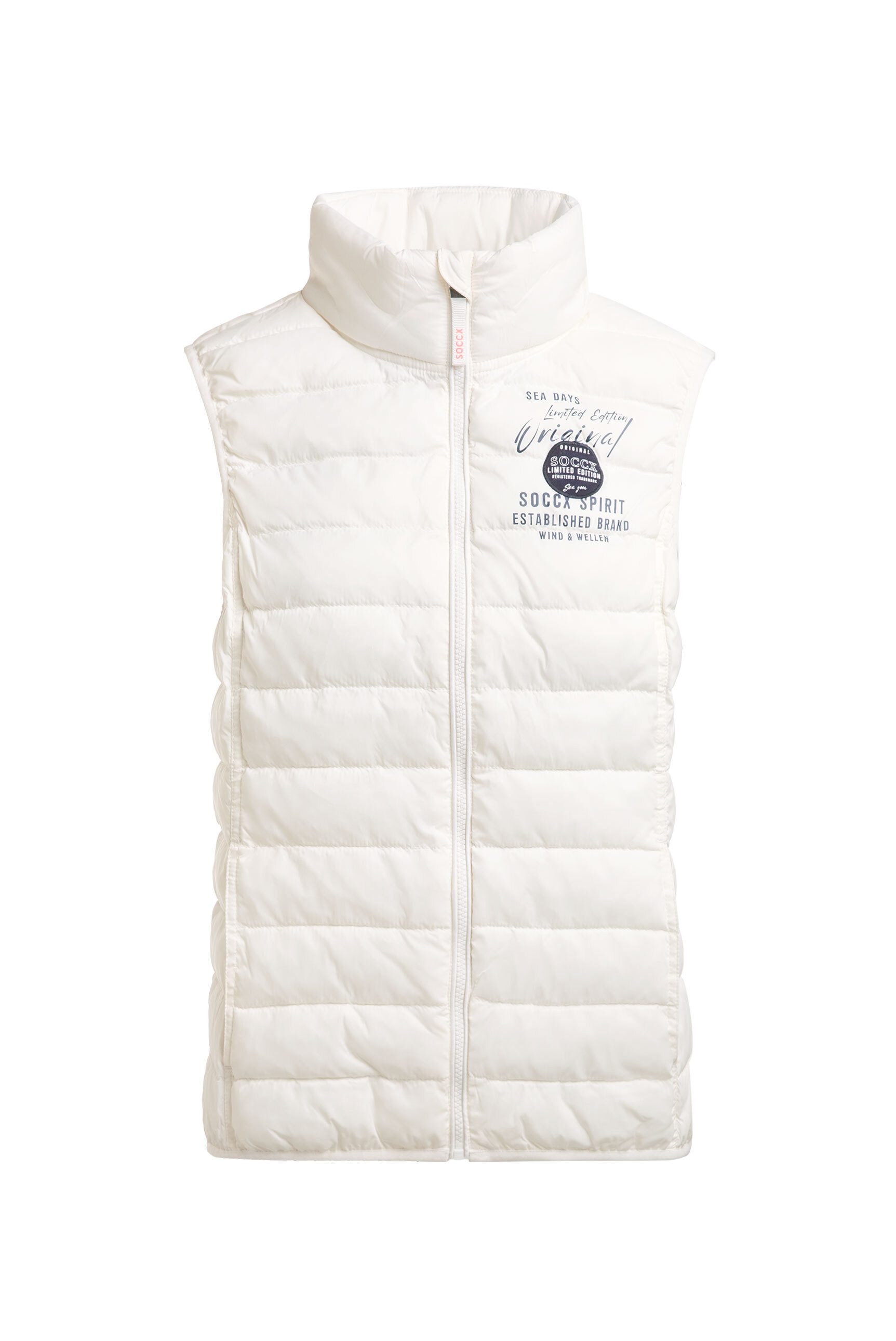 SOCCX Steppweste mit elastischem Saumabschluss günstig online kaufen