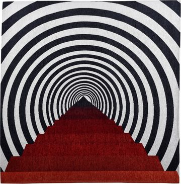 Teppich Cosima-117, Gino Falcone, rechteckig, Höhe: 3 mm, flachgewebt, Jaquard, mit Chenillegarn, modernes geometrisches Design