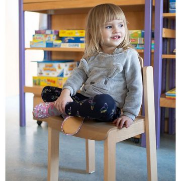 Beck Schläppchen Rainbow Gymnastikschuh (Einhörner sind der ungebremste Renner, perfekt für Sport und Zuhause) mit rutschfester Gummi-Laufsohle