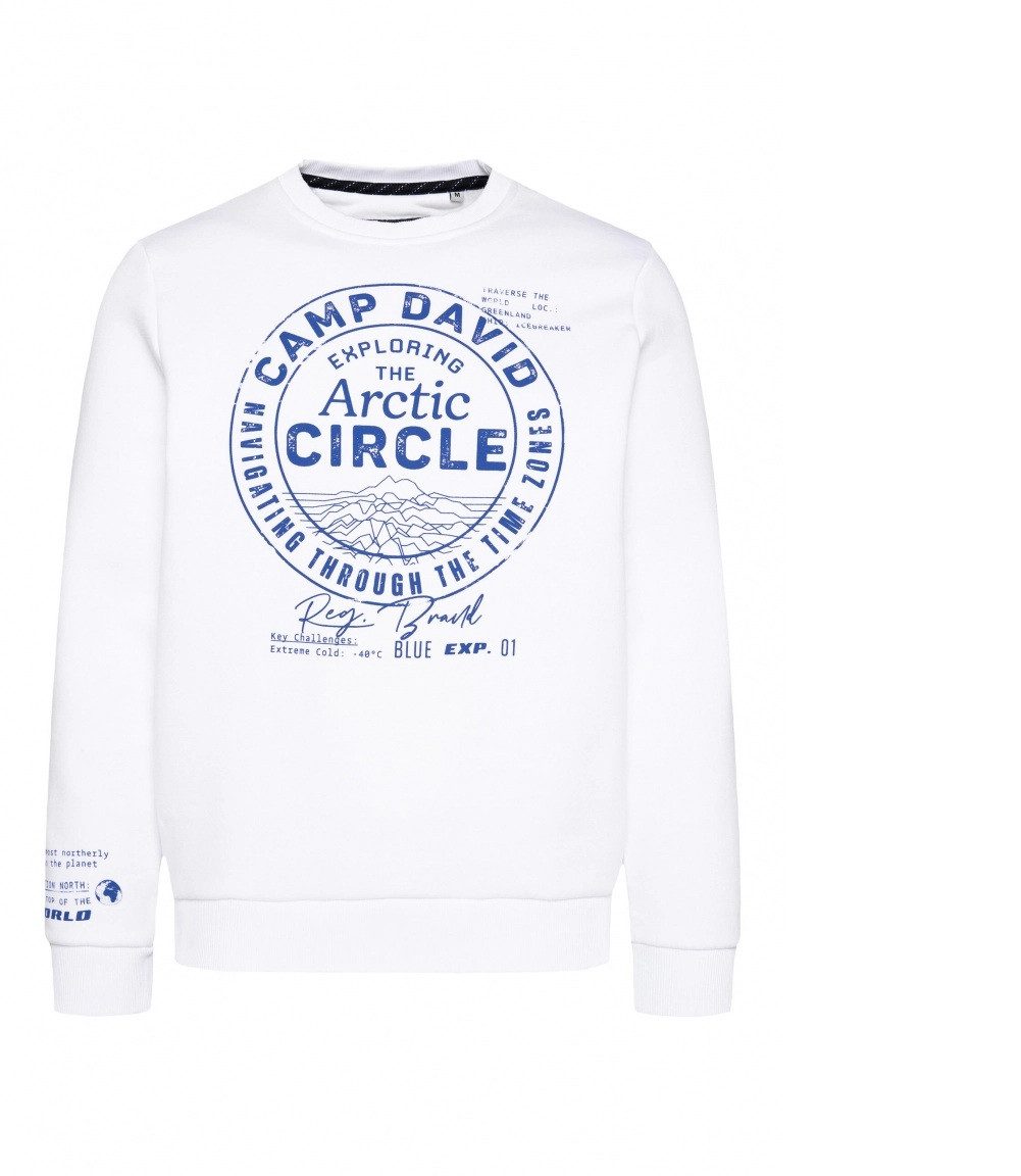Sweatshirt,Sweatshirt mit Puffprint power