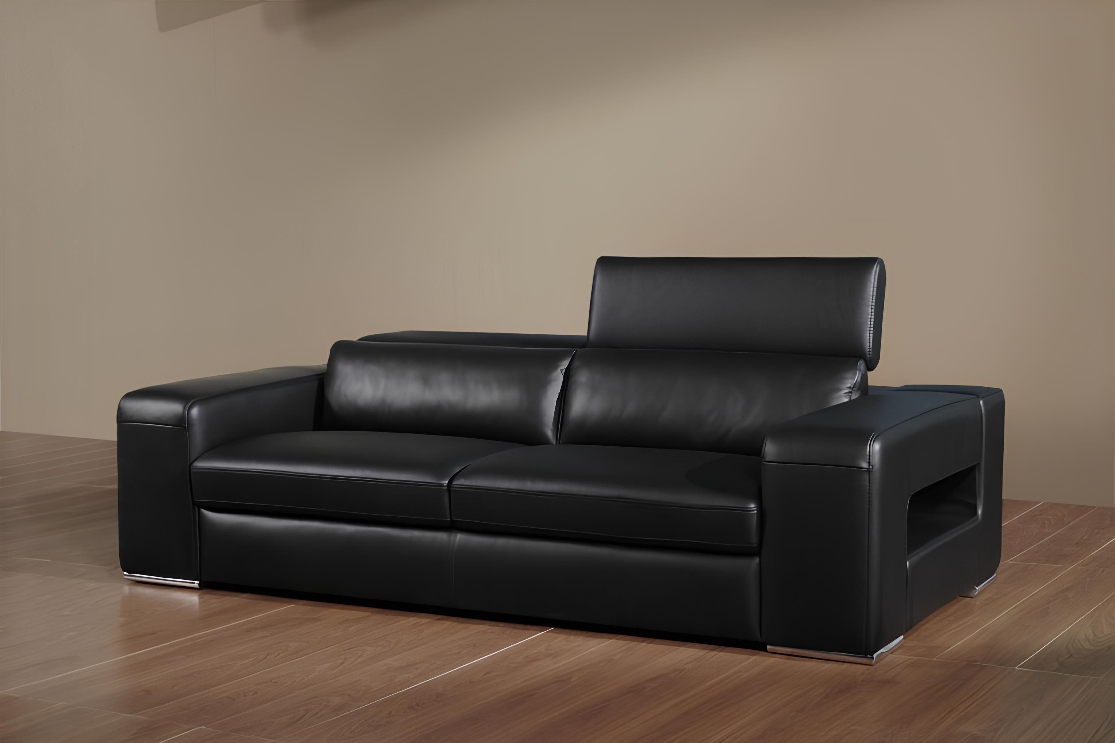 Xlmoebel Polstergarnitur Elegantes Ledersofa mit hochwertiger Verarbeitung, (3-tlg., Sofagarnitur 3+1+1 Sitzer), Hergestellt in Europa