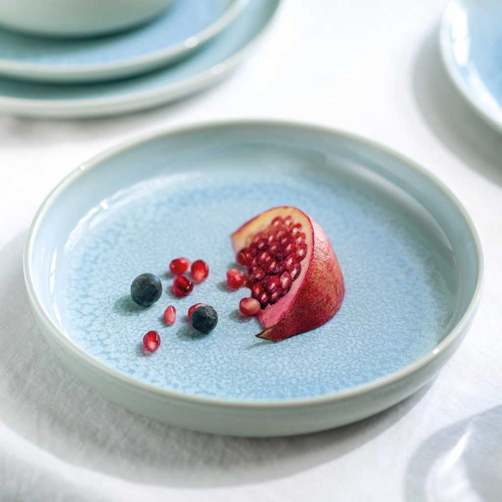 (1 cm, Suppenteller, Suppenteller Villeroy Blueberry by Crafted St) Boch & blau, like. ⌀22
