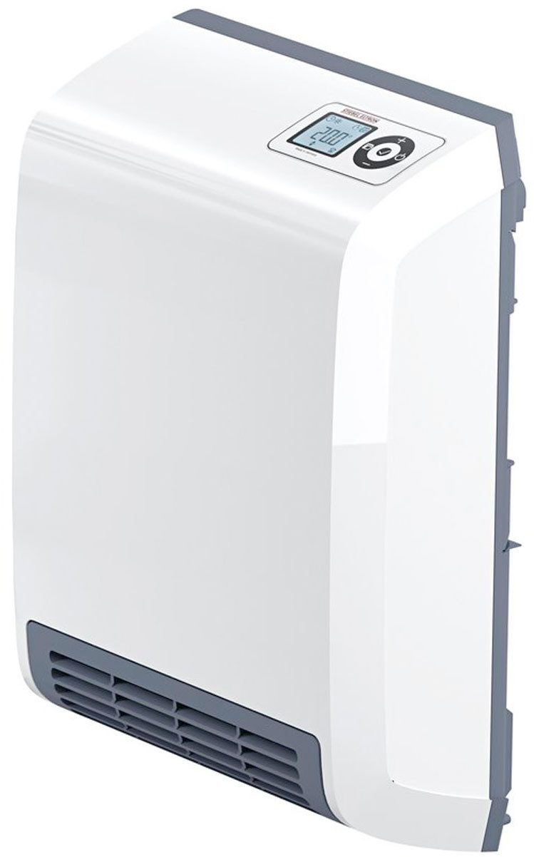 STIEBEL ELTRON Badschnellheizer CK 20 trend LCD, Keramik Heizlüfter energiesparend, 2 kW, LCD, für ca. 25 m², Made in Germany, Wochentimer