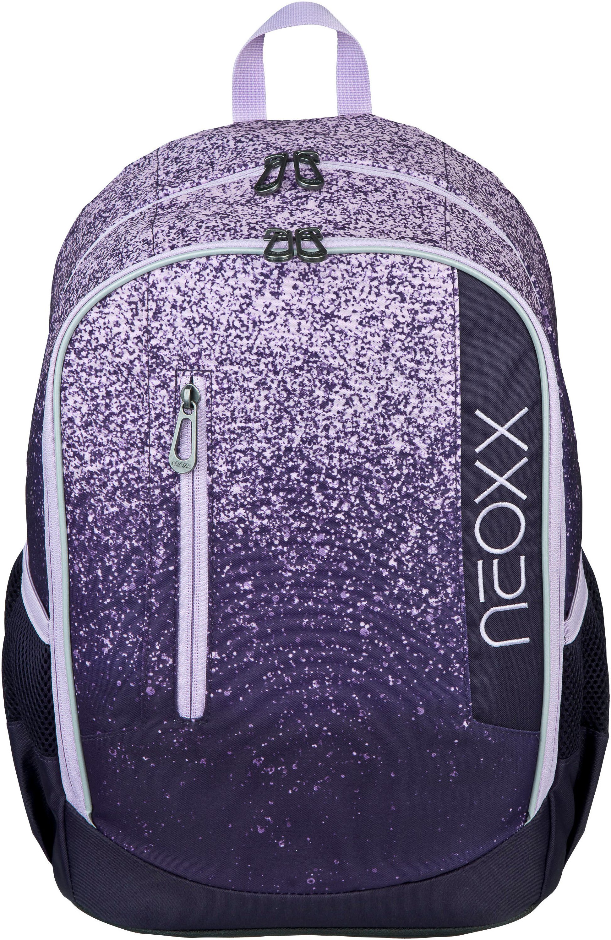 neoxx Schulrucksack Flow, Glitterally perfect, teilweise aus recyceltem Material