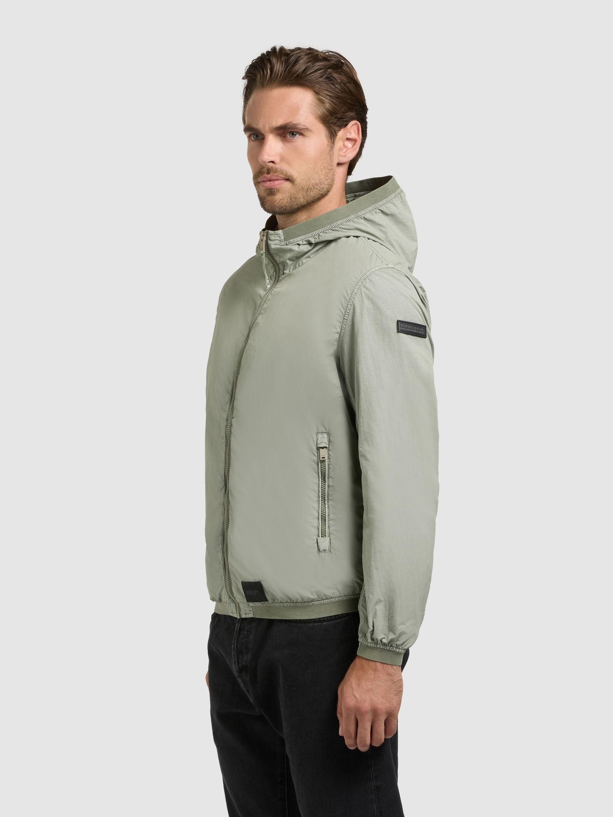 khujo Funktionsjacke Derf leichte Übergangsjacke mit Kapuze