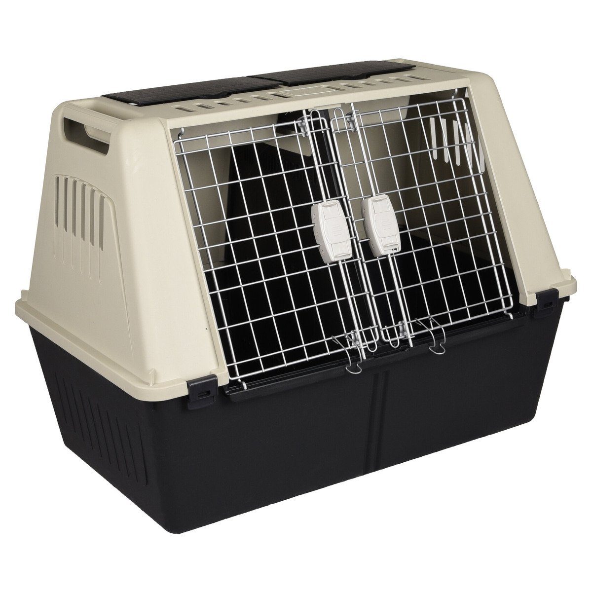 Flamingo Hunde-Transportbox Transportbox Tripper grau