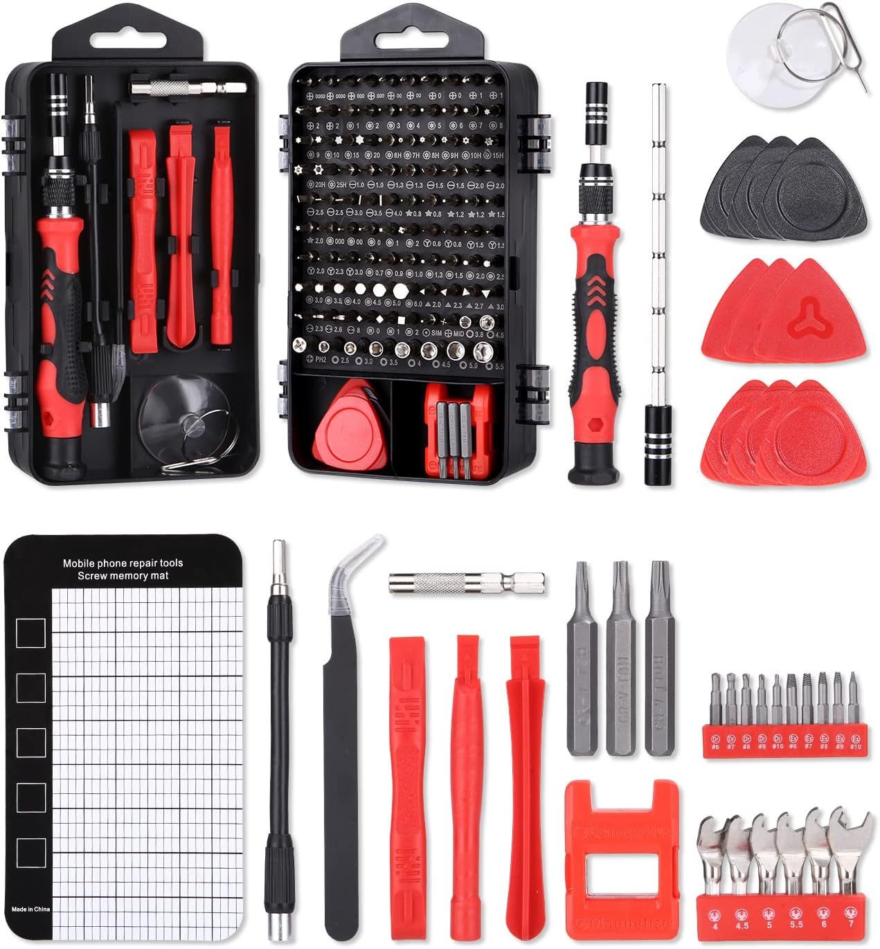 Schraubendreher 141-in-1 Schraubendreher-Set,Magnetisches Mini-Präzisionsmaschinen-Set