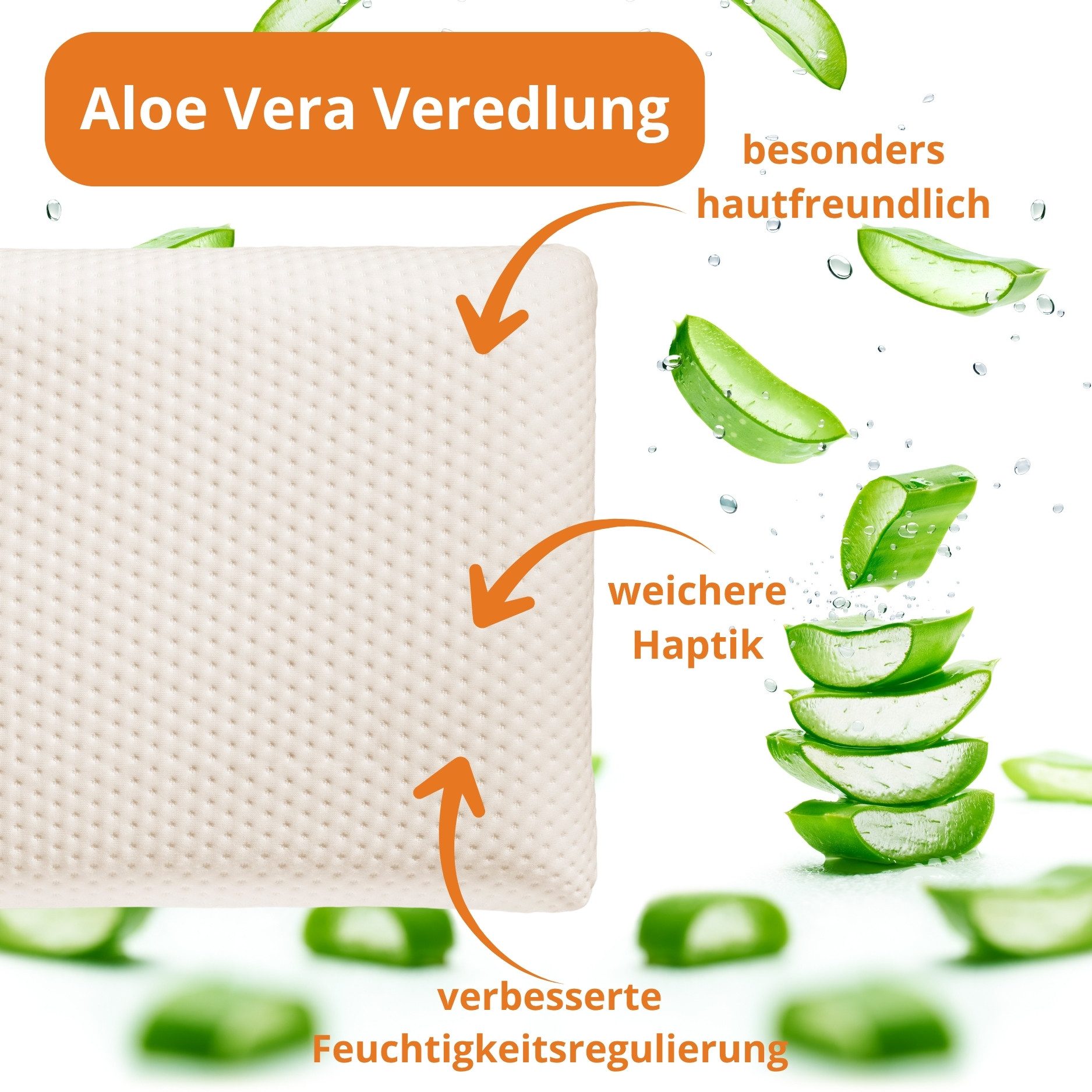 sleepling Nackenstützkissen Orthopädisches Reise- und Nackenstützkissen, Füllung: Viscoelastischer Schaum, Bezug: 100% Polyester Aloe Vera veredelt, Seitenschläfer, Rückenschläfer, Bauchschläfer, Viskoelastischer Schaum, Memory Effekt, geringe Größe für Unterwegs