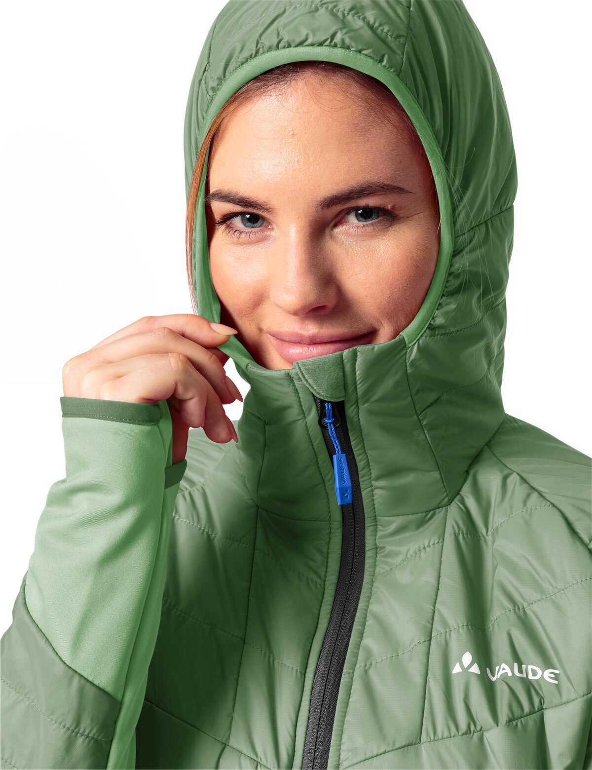 VAUDE Outdoorjacke Women's Sesvenna Jacket willow IV green (1-St) Klimaneutral kompensiert