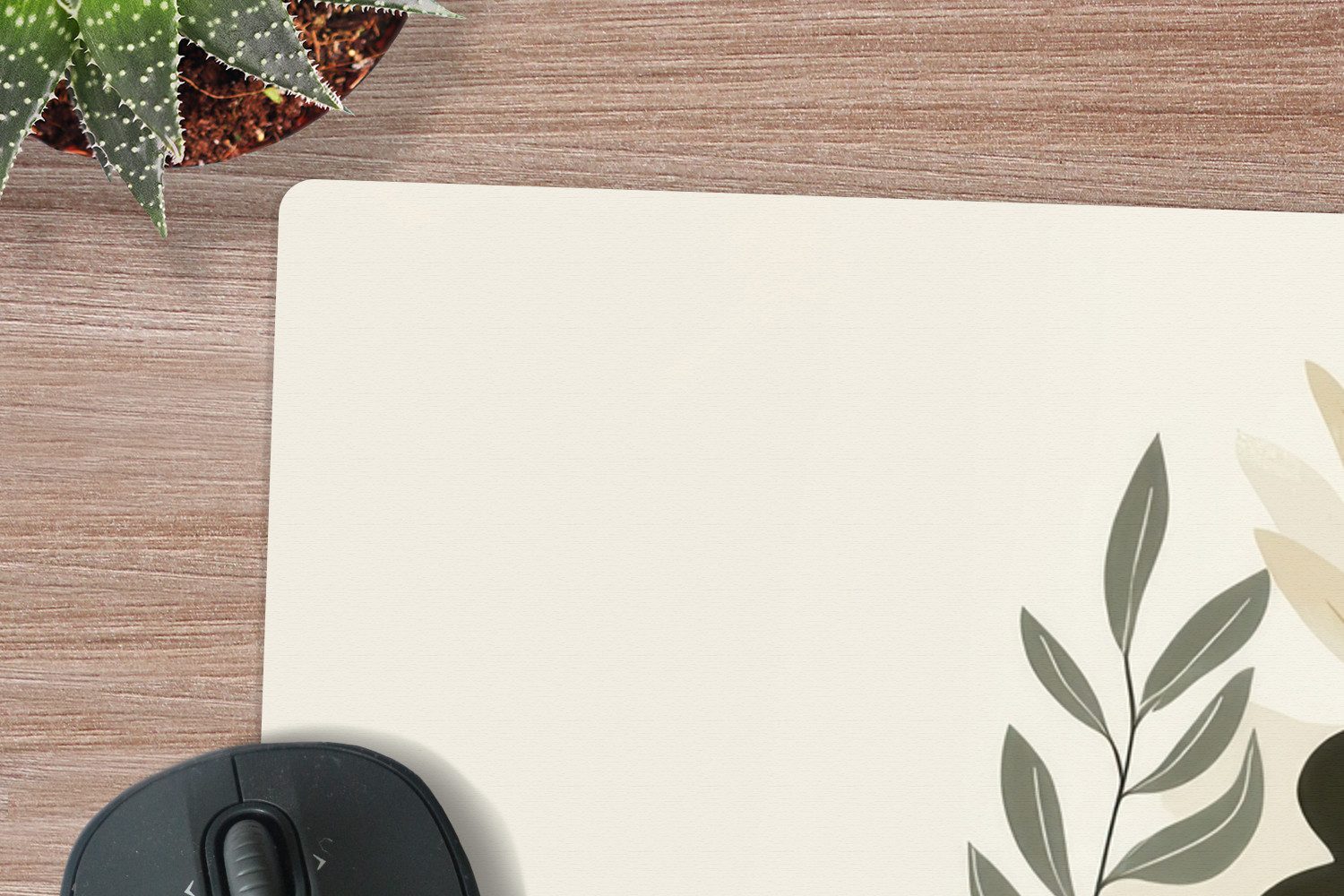 MuchoWow Mauspad Illustration - Mutter - Kind - Liebevoll (1-St), Mousepad XXL für Tastatur und Maus, Gaming Setup, Desk Mat, 120x80 cm