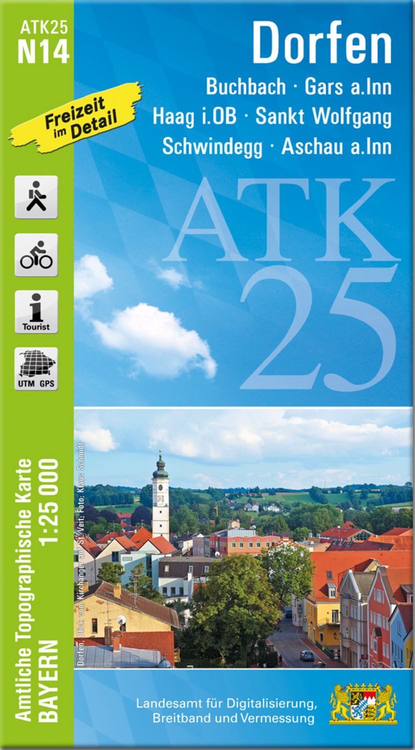 ATK25-N14 Dorfen (Amtliche Topographische Karte 1:25000) / diverse