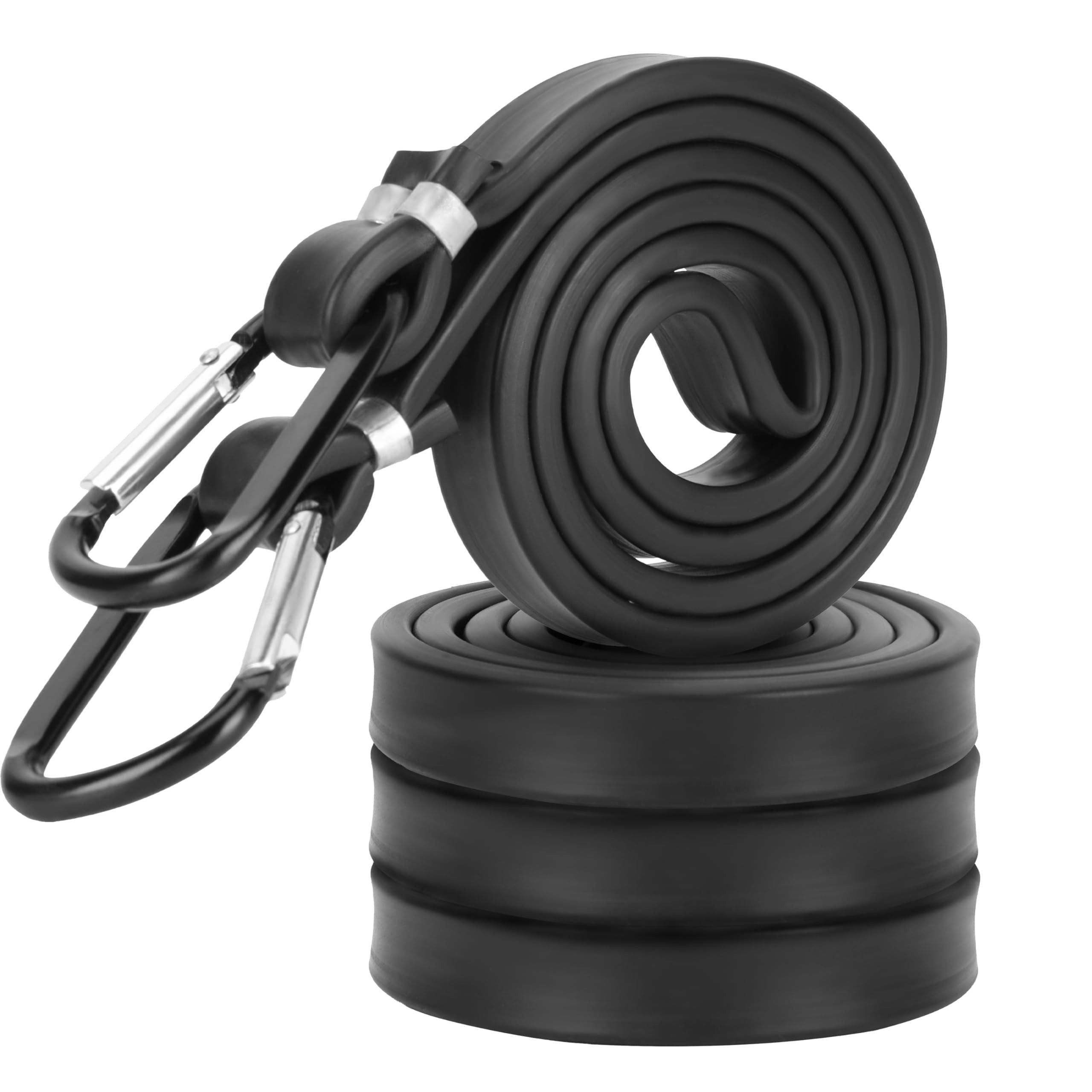 Spanngurt Belle Vous 4x schwarzes Spanngummi mit Haken - Gepäckbinder -